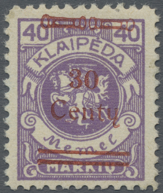 Lot 05970 - Memel - Auktionshaus Christoph Gärtner GmbH & Co. KG 57th AUCTION - Day 3 Lot 05970 - Memel - Auktionshaus Christoph Gärtner GmbH & Co. KG 57th AUCTION - Day 3