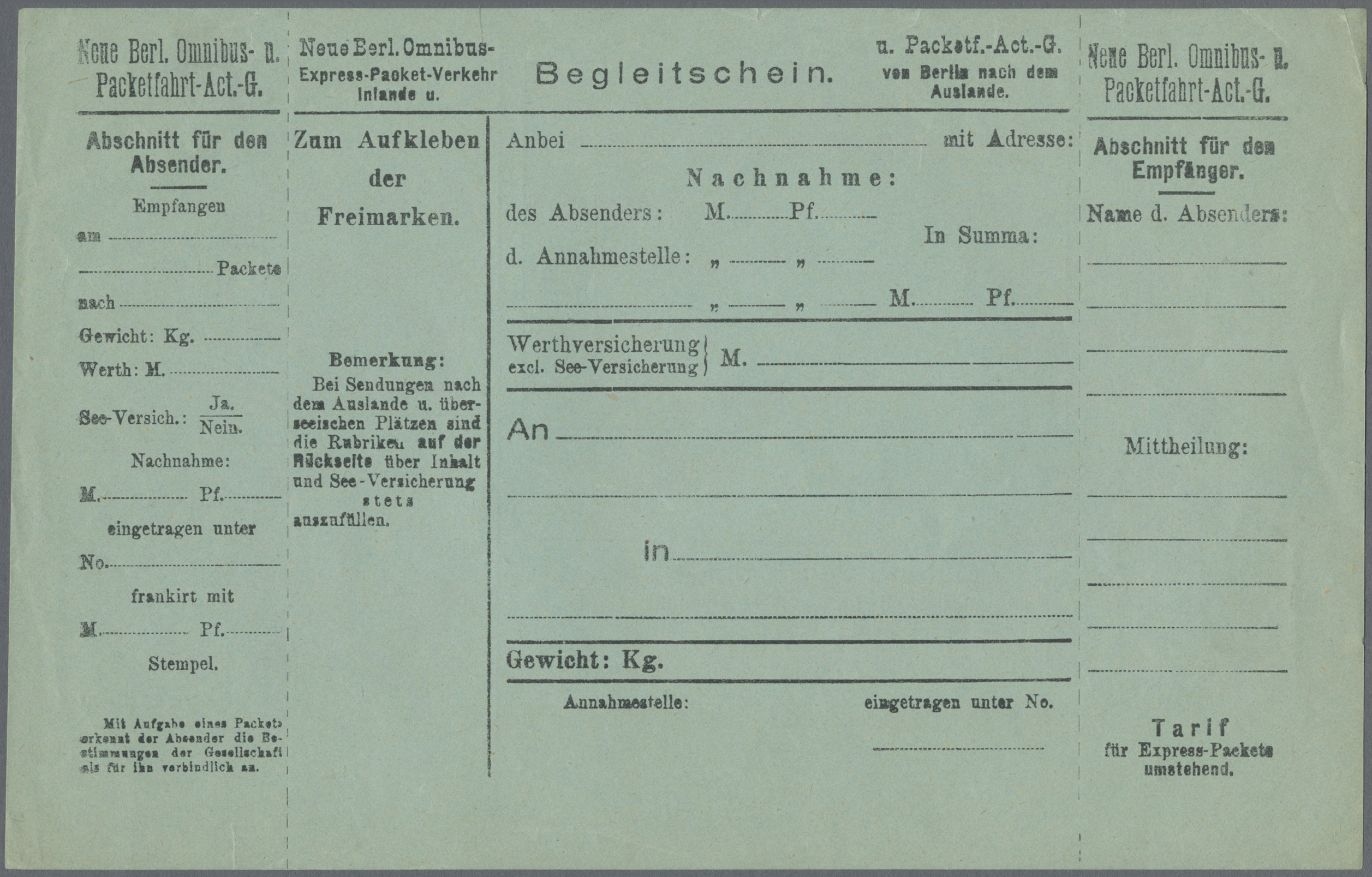 Lot 10834 - Deutsches Reich - Privatpost (Stadtpost)  -  Auktionshaus Christoph Gärtner GmbH & Co. KG 57th AUCTION - Day 5