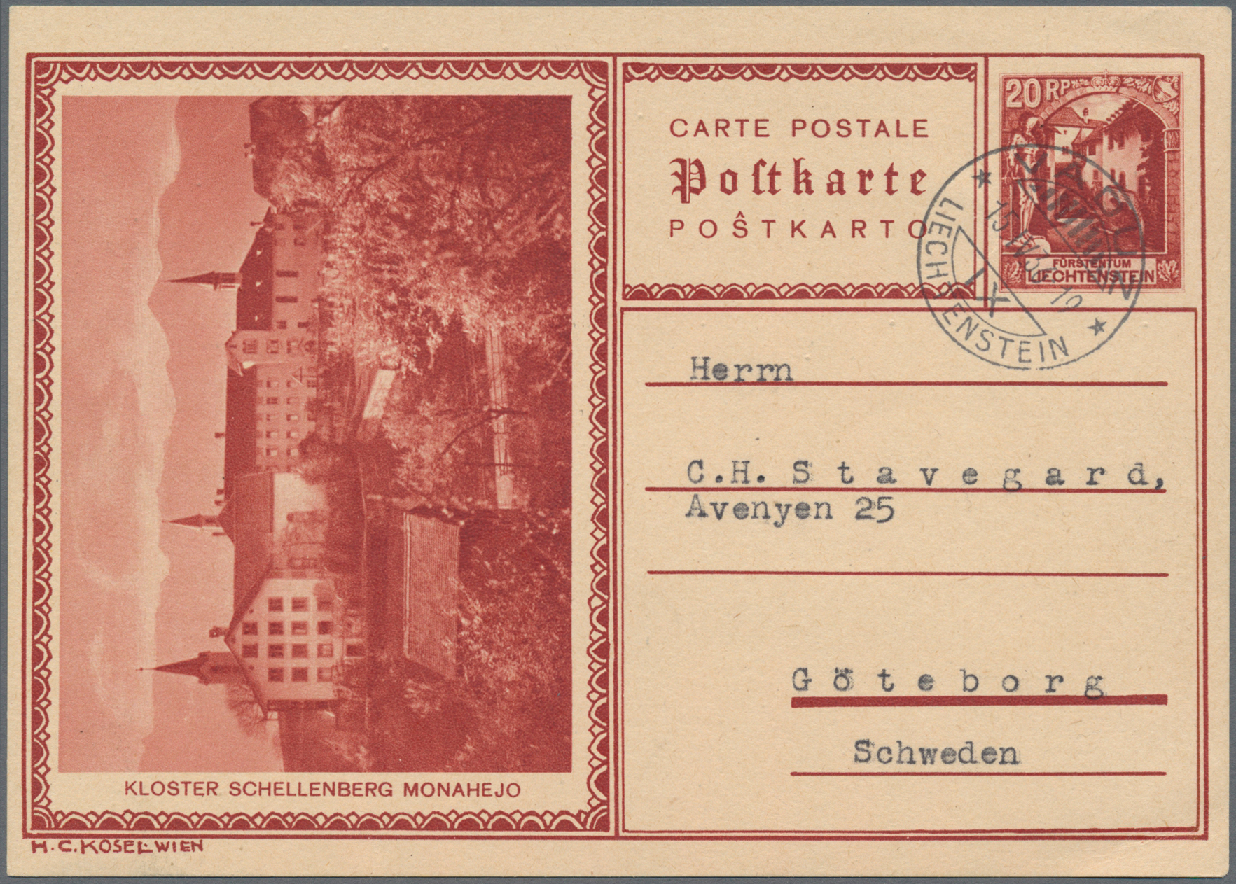Lot 03083 - liechtenstein - ganzsachen  -  Auktionshaus Christoph Gärtner GmbH & Co. KG 58th AUCTION - Day 2