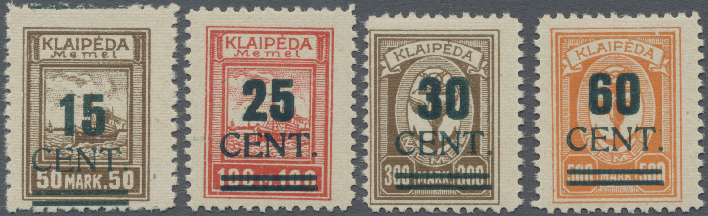 Lot 05972 - Memel - Auktionshaus Christoph Gärtner GmbH & Co. KG 57th AUCTION - Day 3 Lot 05972 - Memel - Auktionshaus Christoph Gärtner GmbH & Co. KG 57th AUCTION - Day 3