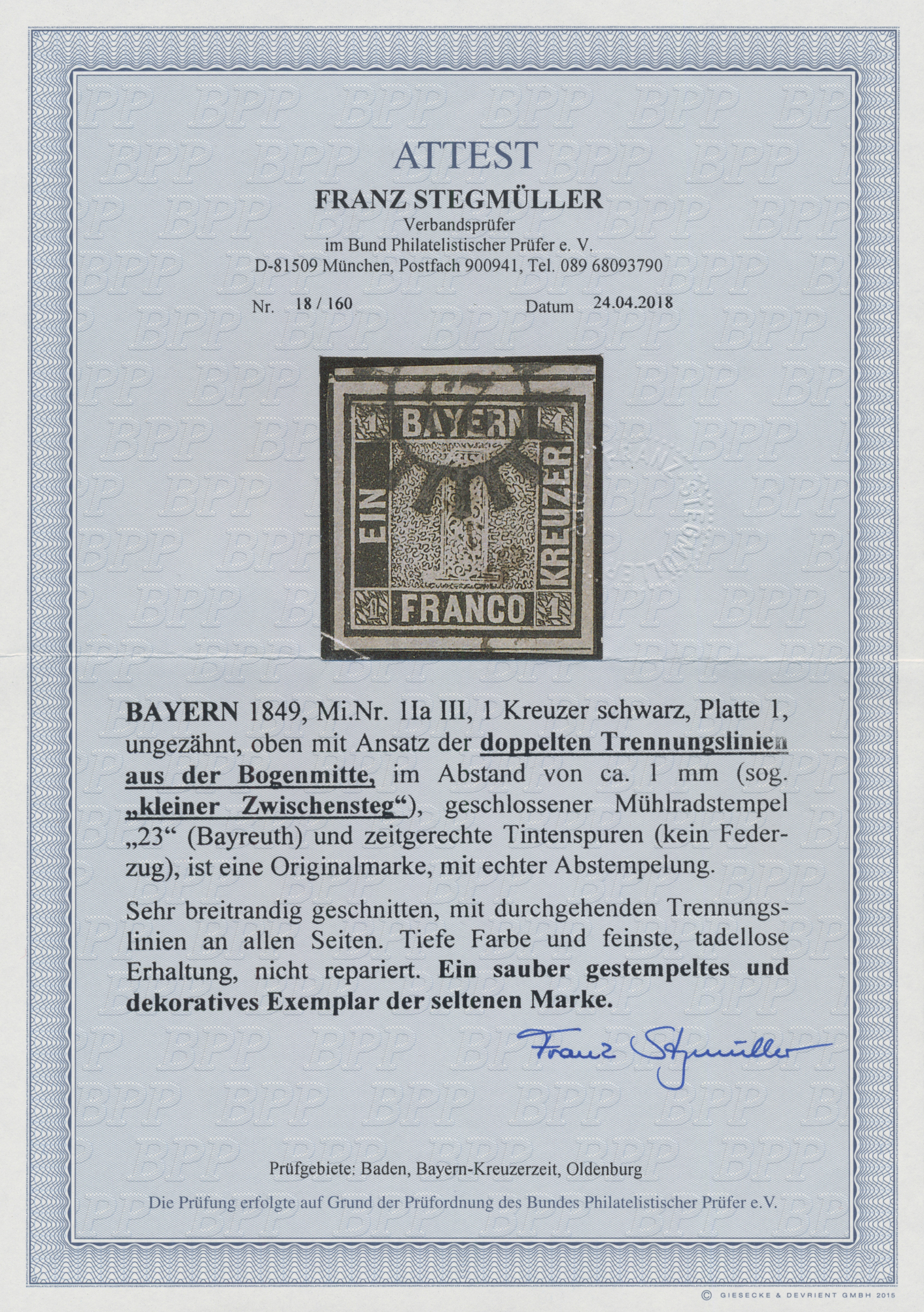 Lot 4515 - Bayern - Marken und Briefe  -  Auktionshaus Christoph Gärtner GmbH & Co. KG 54th AUCTION - Day 3