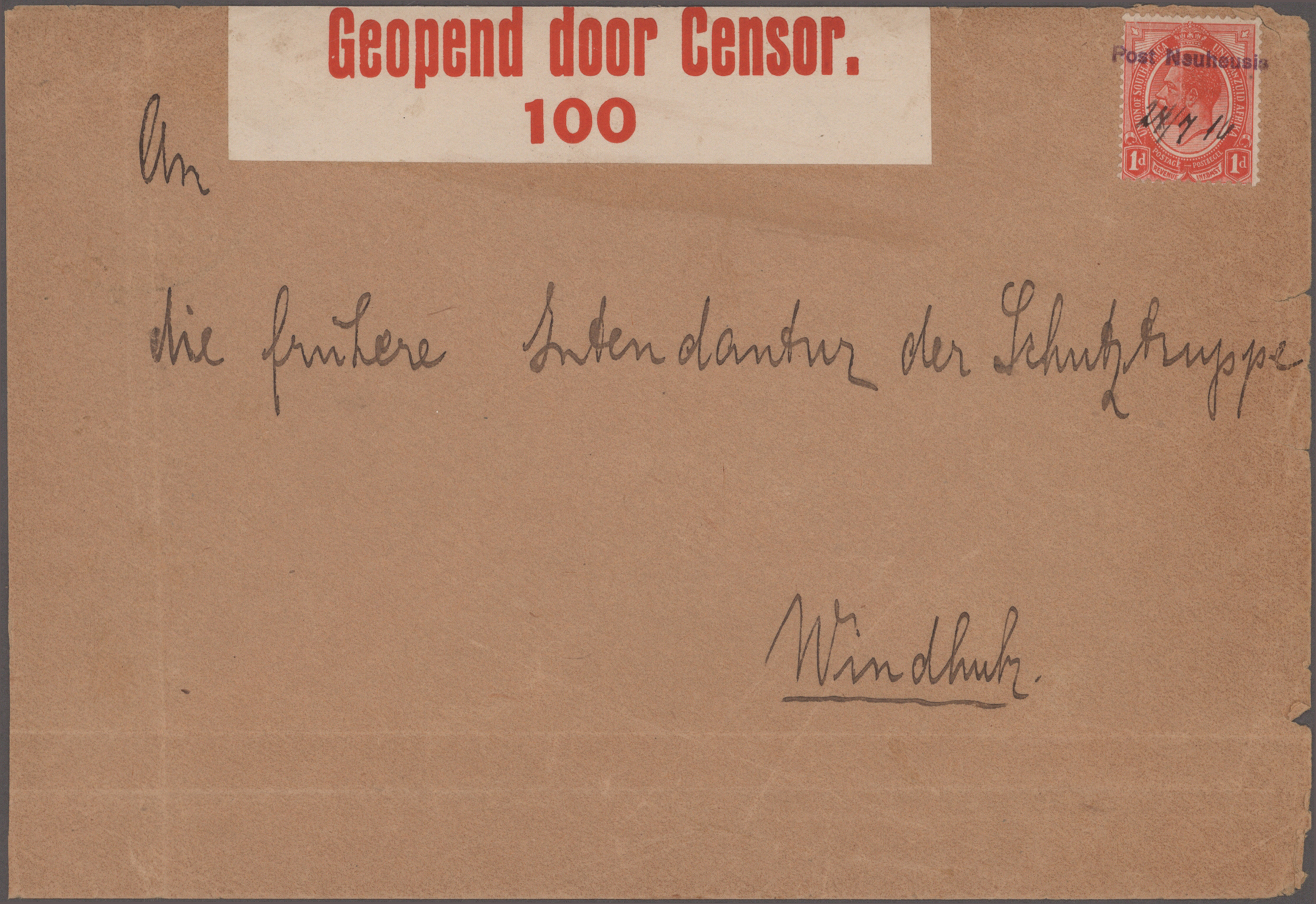 Lot 07625 - südwestafrika  -  Auktionshaus Christoph Gärtner GmbH & Co. KG 57th AUCTION - Day 4