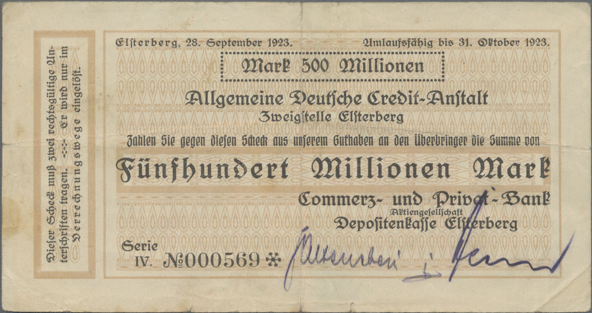 Lot 14732 - Deutschland - Notgeld - Sachsen | Banknoten  -  Auktionshaus Christoph Gärtner GmbH & Co. KG 53rd AUCTION - Day 6 Coins & Banknotes