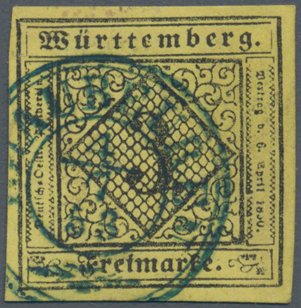 Lot 04528 - Württemberg - Marken und Briefe  -  Auktionshaus Christoph Gärtner GmbH & Co. KG 58th AUCTION - Day 2