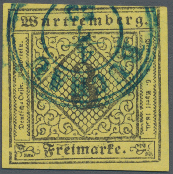 Lot 04527 - Württemberg - Marken und Briefe  -  Auktionshaus Christoph Gärtner GmbH & Co. KG 58th AUCTION - Day 2