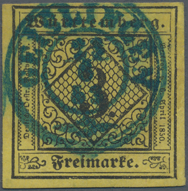 Lot 04534 - Württemberg - Marken und Briefe  -  Auktionshaus Christoph Gärtner GmbH & Co. KG 58th AUCTION - Day 2