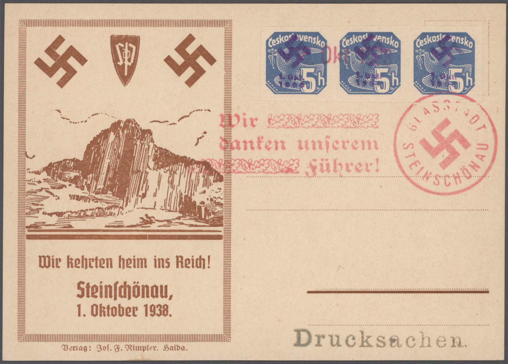 Lot 23703 - sudetenland  -  Auktionshaus Christoph Gärtner GmbH & Co. KG 50th Auction Anniversary Auction - Day 7