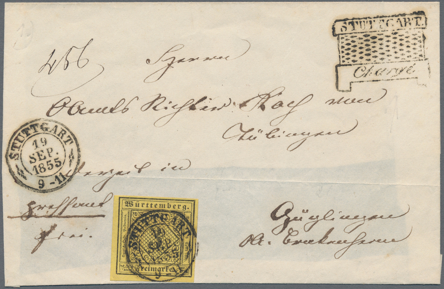 Lot 04538 - Württemberg - Marken und Briefe  -  Auktionshaus Christoph Gärtner GmbH & Co. KG 58th AUCTION - Day 2
