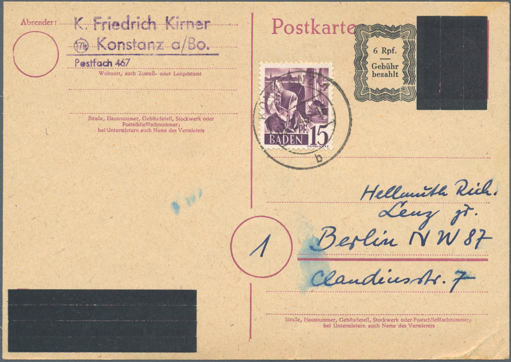 Lot 14731 - Alliierte Besetzung - Ganzsachen Aufbrauchsausgaben - Auktionshaus Christoph Gärtner GmbH & Co. KG 58th AUCTION - Day 5 Lot 14731 - Alliierte Besetzung - Ganzsachen Aufbrauchsausgaben - Auktionshaus Christoph Gärtner GmbH & Co. KG 58th AUCTION - Day 5
