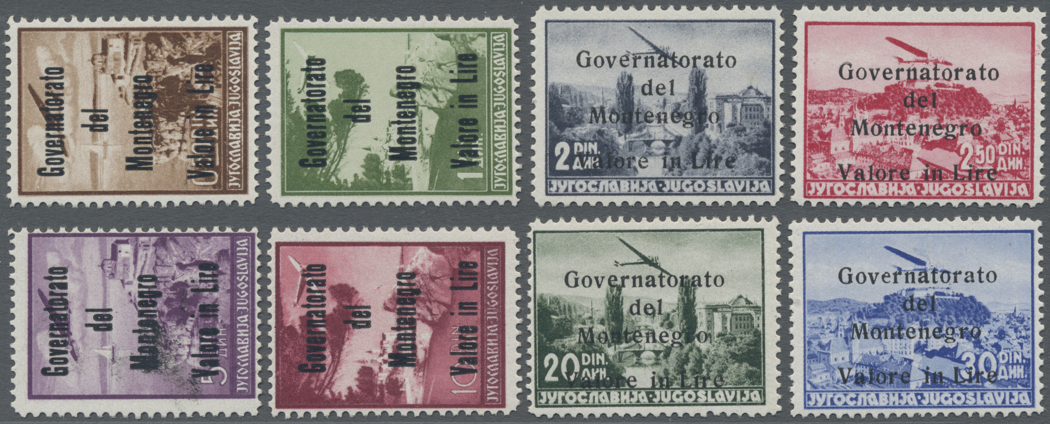 Lot 03515 - Italienische Besetzung 1941/43 - Montenegro - Auktionshaus Christoph Gärtner GmbH & Co. KG 57th AUCTION - Day 2 Lot 03515 - Italienische Besetzung 1941/43 - Montenegro - Auktionshaus Christoph Gärtner GmbH & Co. KG 57th AUCTION - Day 2