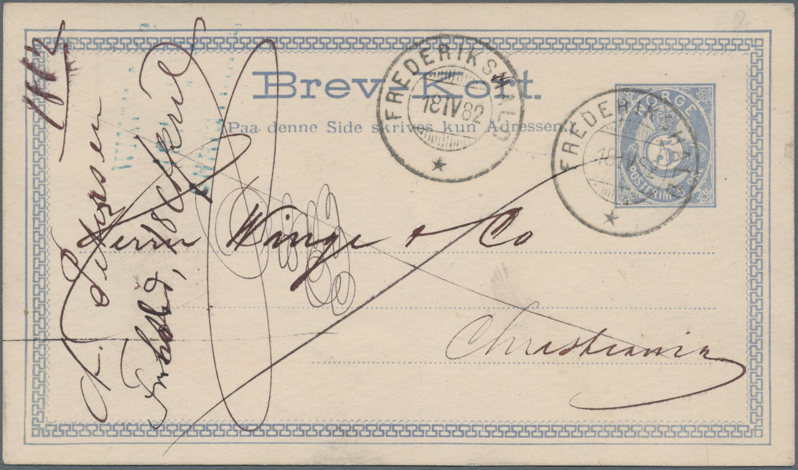 Lot 12436 - Norwegen - Ganzsachen  -  Auktionshaus Christoph Gärtner GmbH & Co. KG 58th AUCTION - Day 4