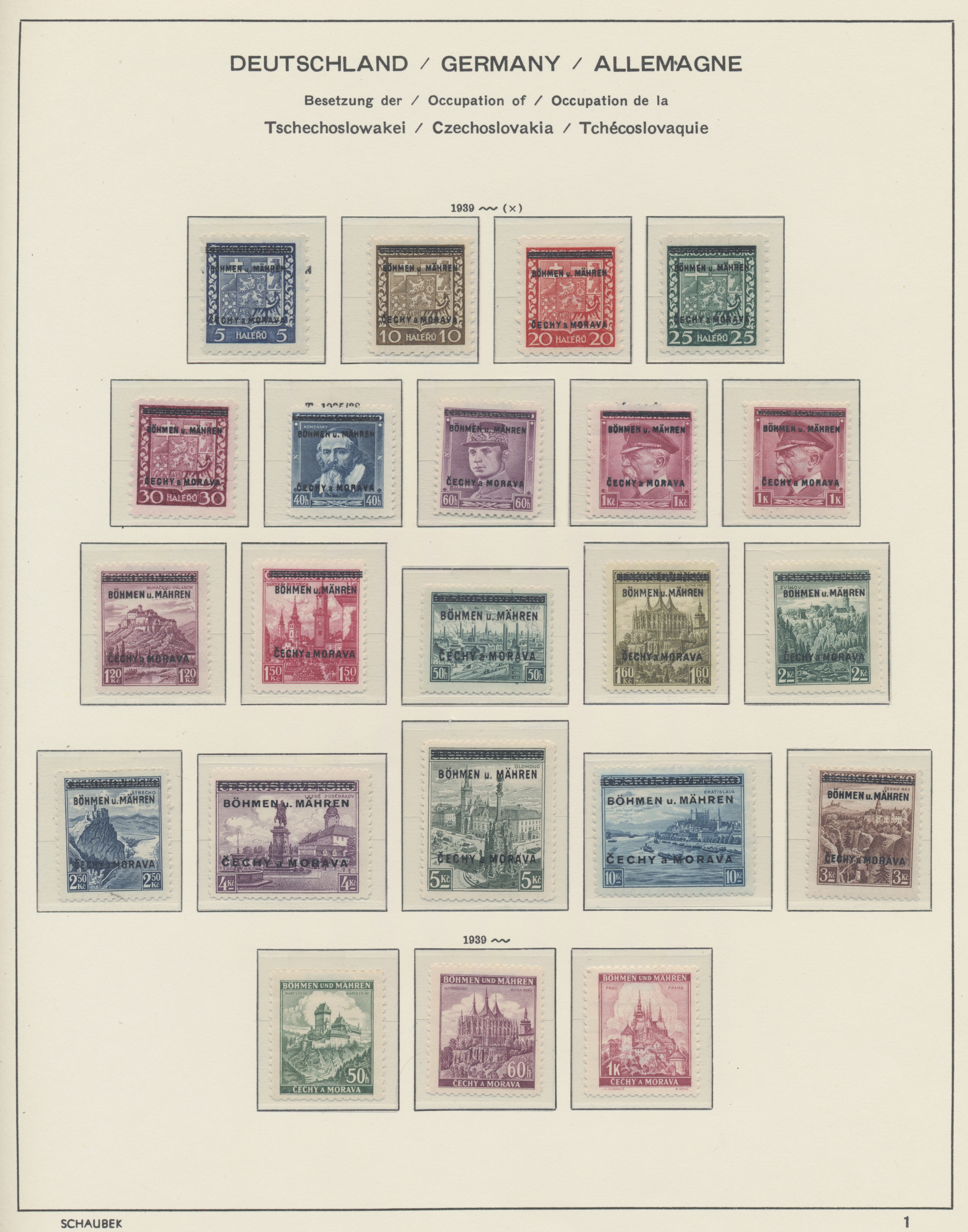 Lot 11105 - Dt. Besetzung II WK - Böhmen und Mähren - Auktionshaus Christoph Gärtner GmbH & Co. KG 57th AUCTION - Day 5 Lot 11105 - Dt. Besetzung II WK - Böhmen und Mähren - Auktionshaus Christoph Gärtner GmbH & Co. KG 57th AUCTION - Day 5