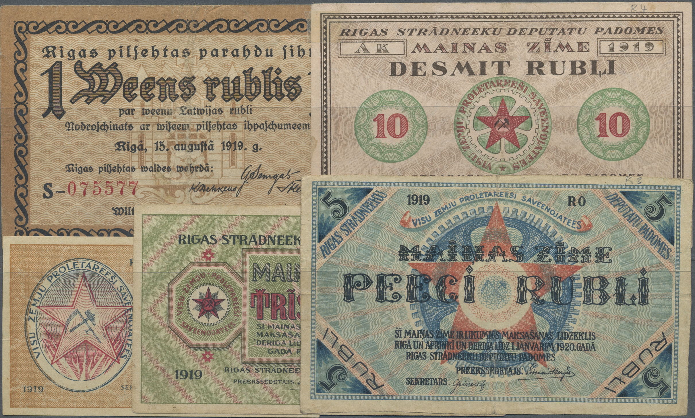 Lot 01945 - Latvia / Lettland | Banknoten - Auktionshaus Christoph Gärtner GmbH & Co. KG Sale #45 Banknotes Worldwide Lot 01945 - Latvia / Lettland | Banknoten - Auktionshaus Christoph Gärtner GmbH & Co. KG Sale #45 Banknotes Worldwide