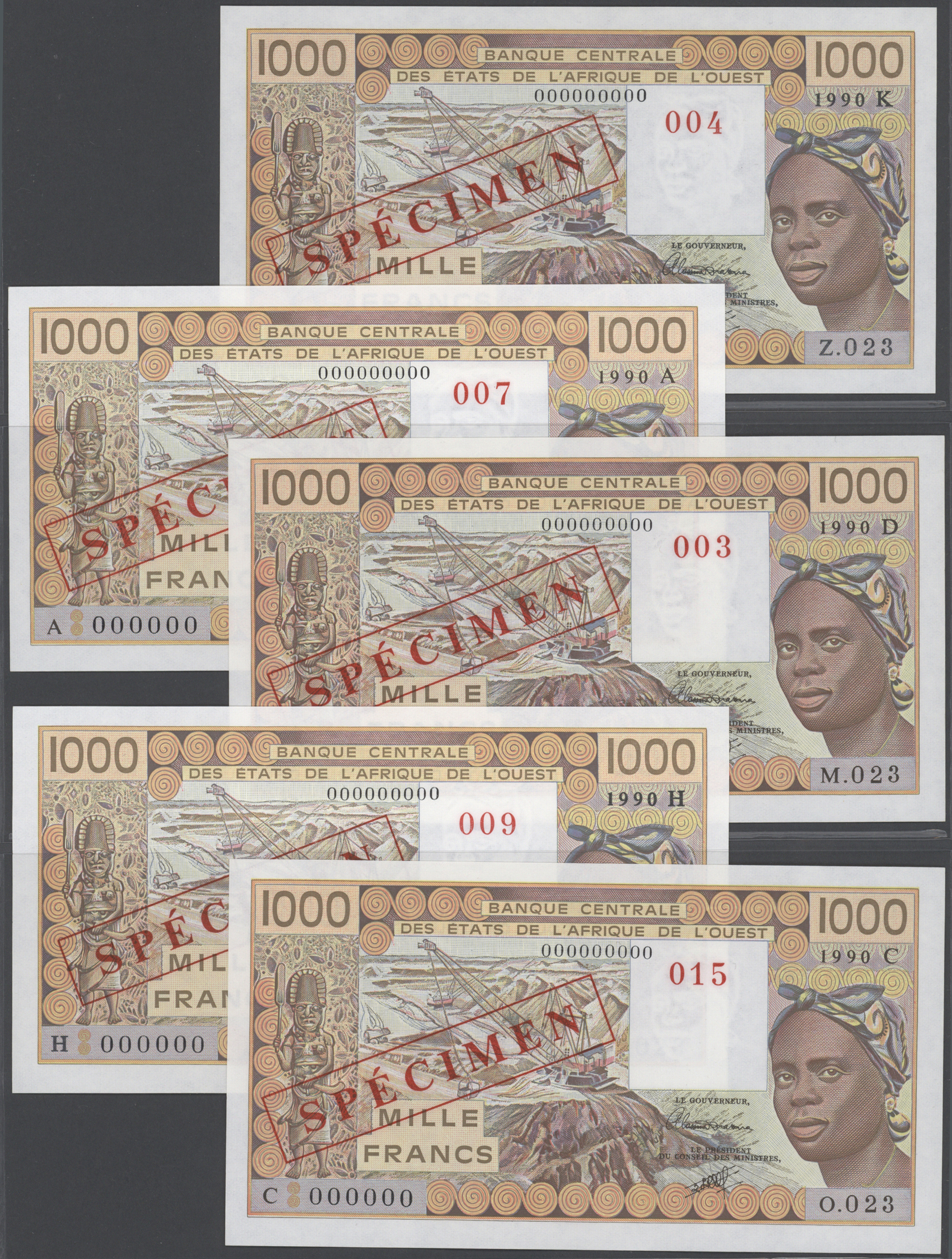 Lot 02861 - West African States / West-Afrikanische Staaten | Banknoten - Auktionshaus Christoph Gärtner GmbH & Co. KG Sale #45 Banknotes Worldwide Lot 02861 - West African States / West-Afrikanische Staaten | Banknoten - Auktionshaus Christoph Gärtner GmbH & Co. KG Sale #45 Banknotes Worldwide