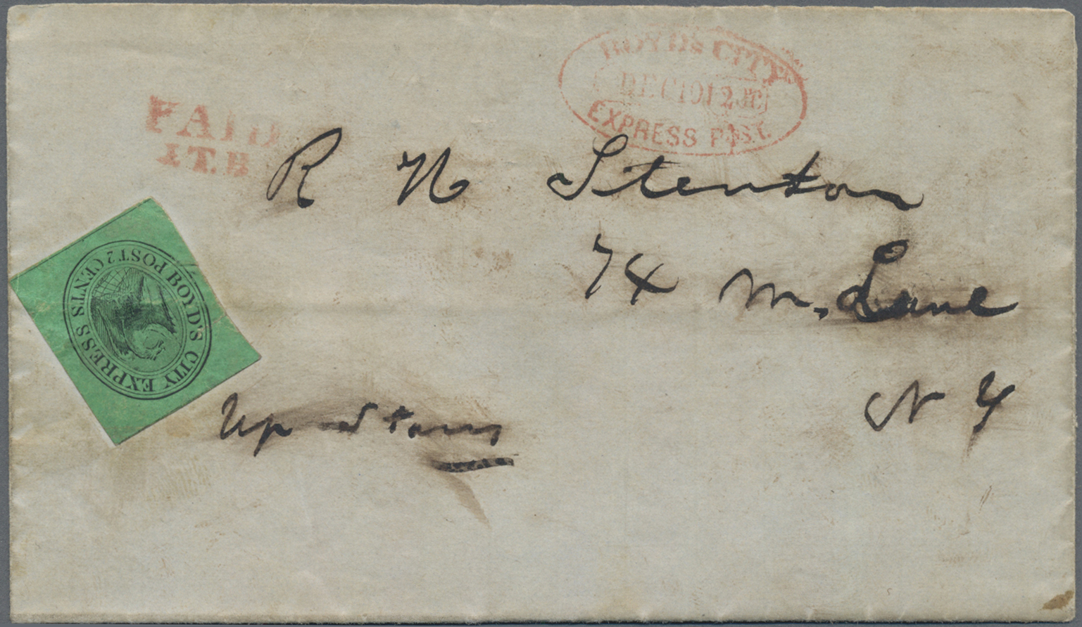 Lot 03086 - Vereinigte Staaten von Amerika - Lokalausgaben + Carriers Stamps  -  Auktionshaus Christoph Gärtner GmbH & Co. KG 57th AUCTION - Day 2