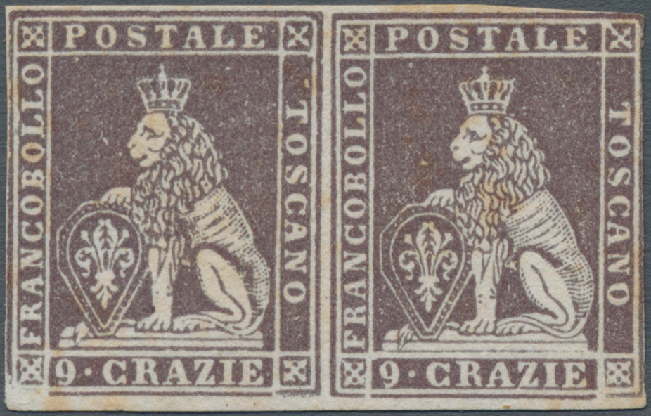 Lot 02889 - Italien - Altitalienische Staaten: Toscana - Auktionshaus Christoph Gärtner GmbH & Co. KG 58th AUCTION - Day 2 Lot 02889 - Italien - Altitalienische Staaten: Toscana - Auktionshaus Christoph Gärtner GmbH & Co. KG 58th AUCTION - Day 2