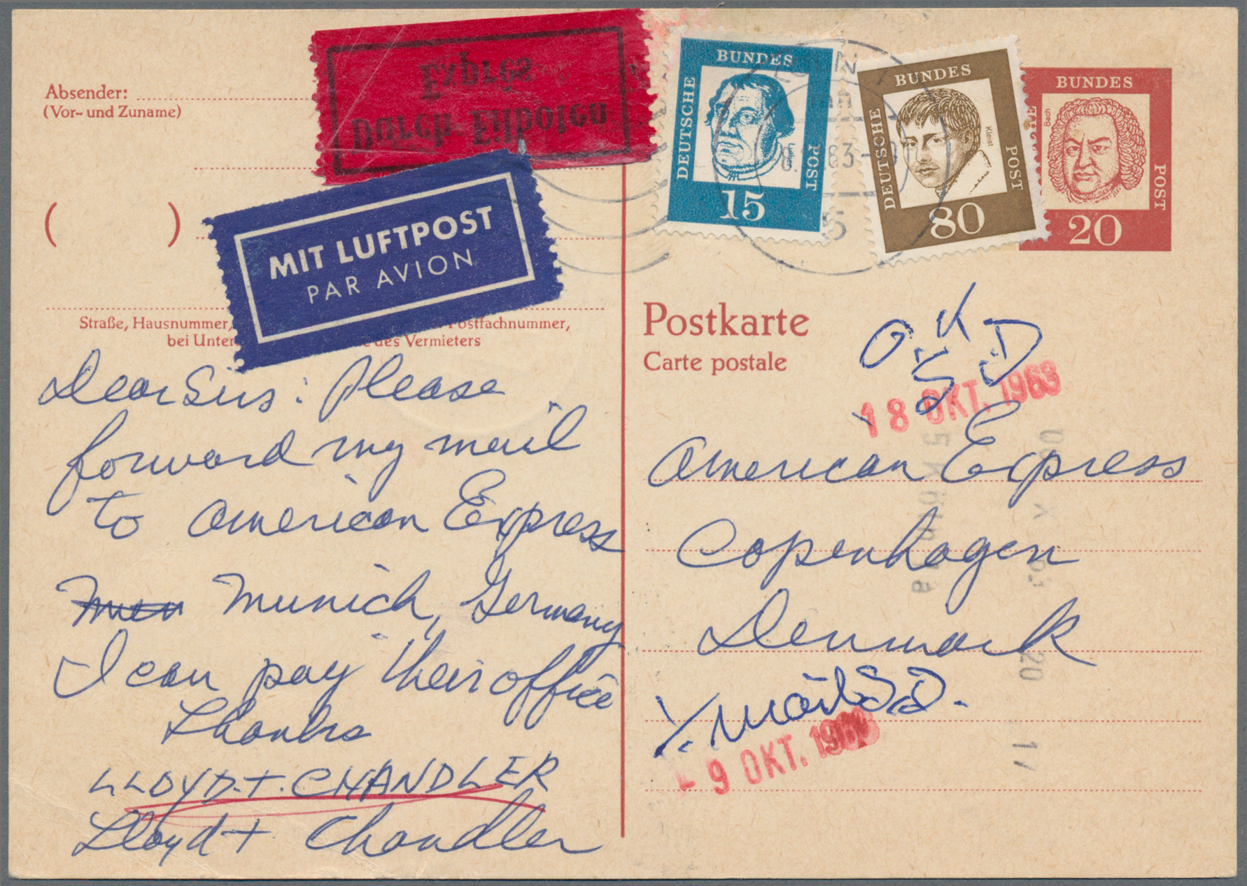 Lot 06754 - Bundesrepublik - Ganzsachen - Auktionshaus Christoph Gärtner GmbH & Co. KG 58th AUCTION - Day 2 Lot 06754 - Bundesrepublik - Ganzsachen - Auktionshaus Christoph Gärtner GmbH & Co. KG 58th AUCTION - Day 2