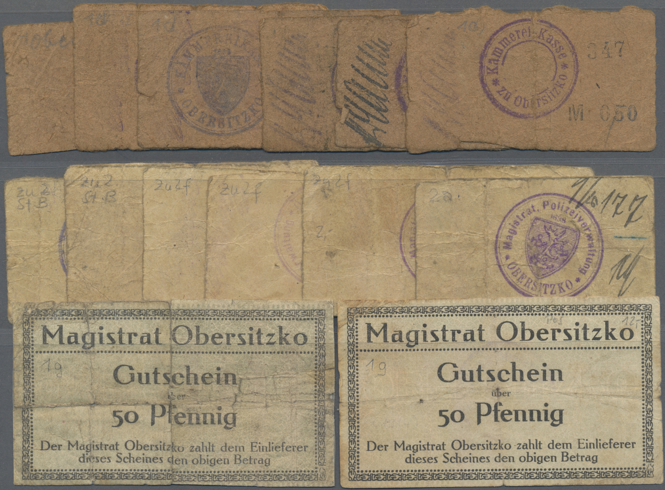 Lot 00804 - Deutschland - Notgeld - Ehemalige Ostgebiete | Banknoten - Auktionshaus Christoph Gärtner GmbH & Co. KG 55th AUCTION - Day 1 Lot 00804 - Deutschland - Notgeld - Ehemalige Ostgebiete | Banknoten - Auktionshaus Christoph Gärtner GmbH & Co. KG 55th AUCTION - Day 1