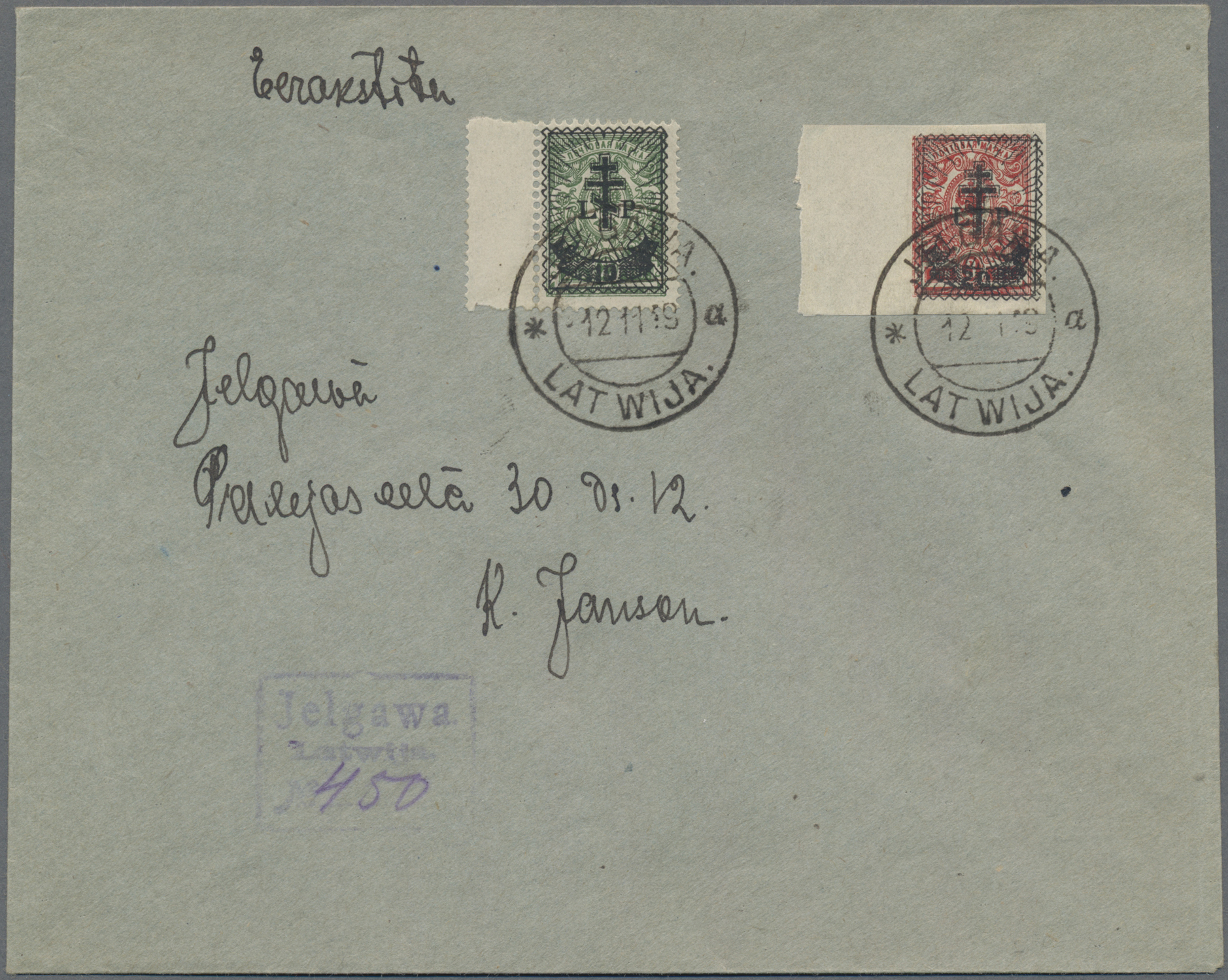 Lot 02465 - Russland - Post der Bürgerkriegsgebiete: West-Armee - Auktionshaus Christoph Gärtner GmbH & Co. KG 53rd AUCTION - Day 2 Overseas, Europe Lot 02465 - Russland - Post der Bürgerkriegsgebiete: West-Armee - Auktionshaus Christoph Gärtner GmbH & Co. KG 53rd AUCTION - Day 2 Overseas, Europe