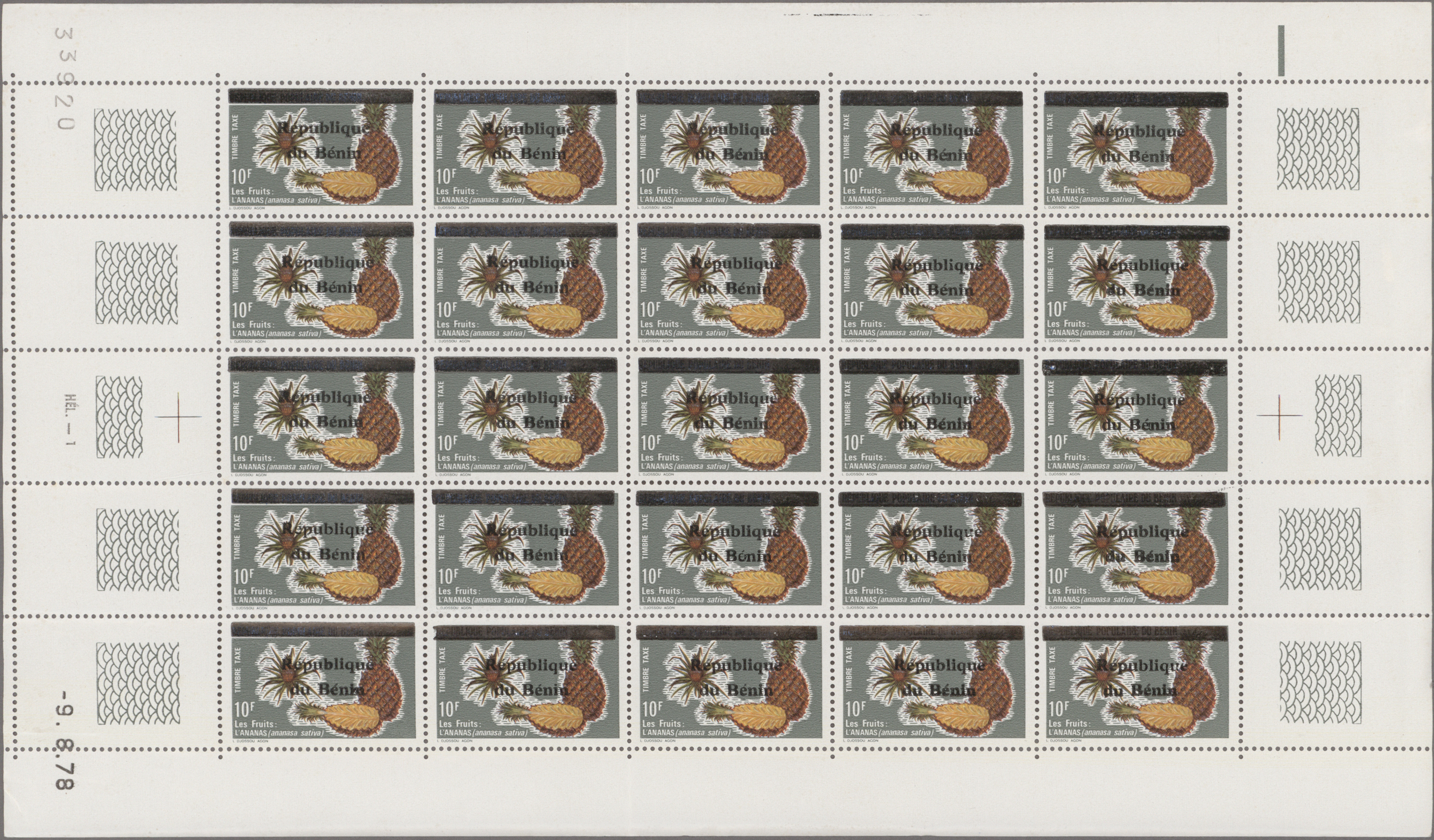 Lot 02088 - Benin - Portomarken  -  Auktionshaus Christoph Gärtner GmbH & Co. KG 58th AUCTION - Day 2