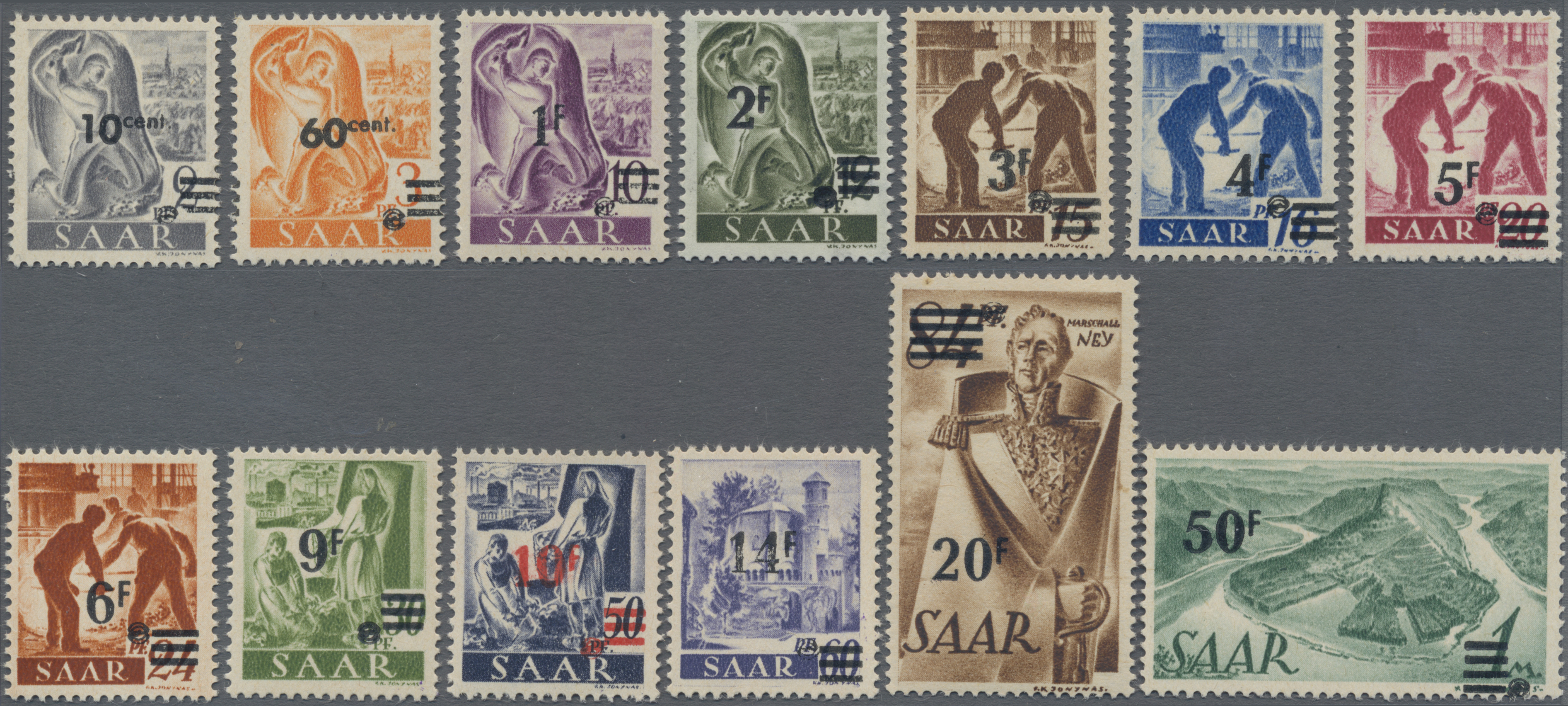 Lot 06222 - Saarland (1947/56)  -  Auktionshaus Christoph Gärtner GmbH & Co. KG 56th AUCTION - Day 3