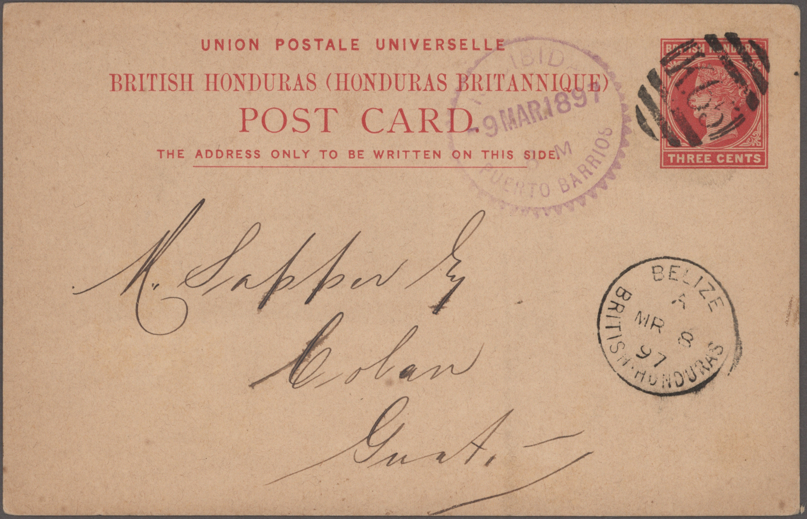 Lot 11103 - Britisch-Honduras - Ganzsachen - Auktionshaus Christoph Gärtner GmbH & Co. KG 58th AUCTION - Day 4 Lot 11103 - Britisch-Honduras - Ganzsachen - Auktionshaus Christoph Gärtner GmbH & Co. KG 58th AUCTION - Day 4