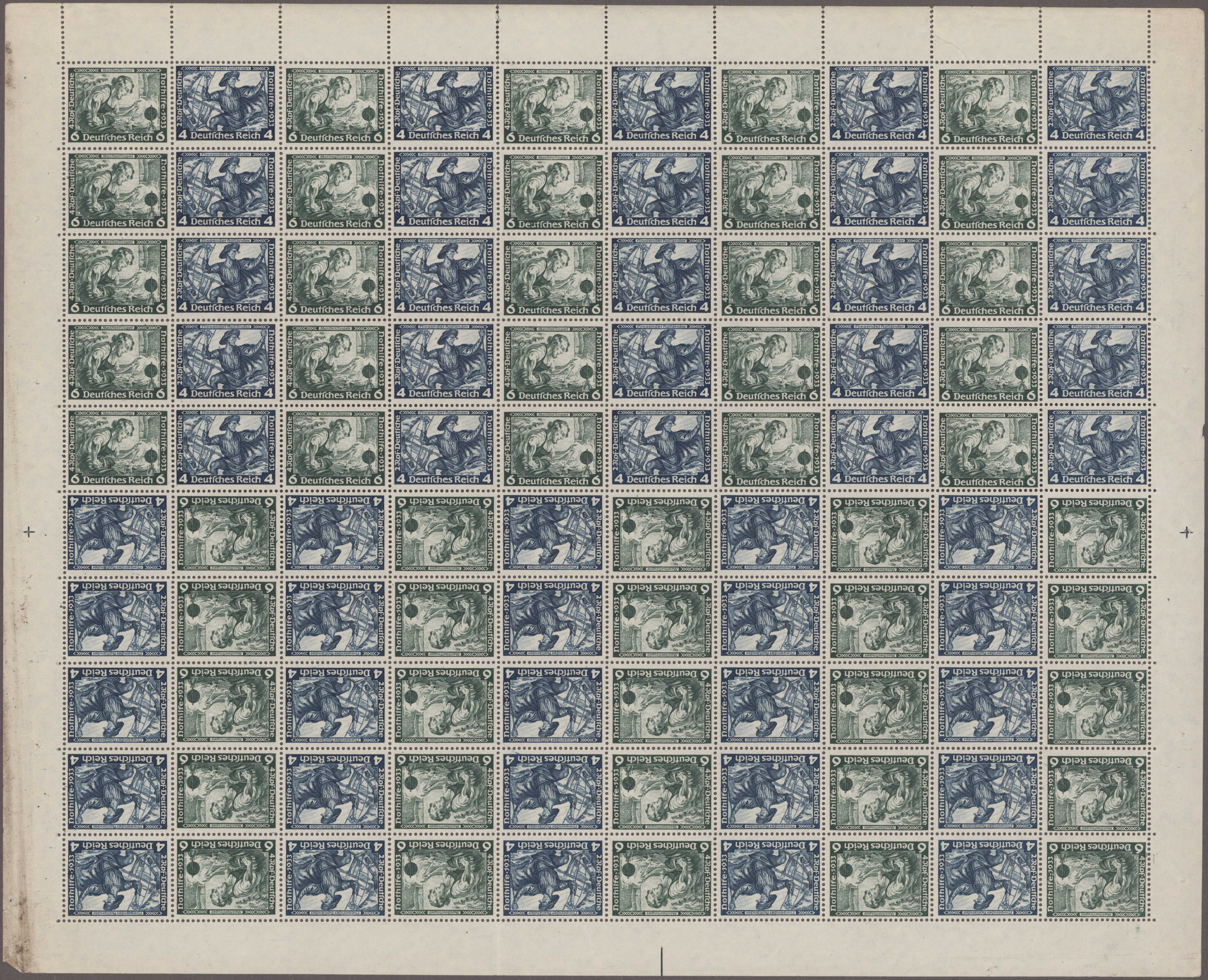 Lot 10746 - Deutsches Reich - Markenheftchenbogen  -  Auktionshaus Christoph Gärtner GmbH & Co. KG 57th AUCTION - Day 5