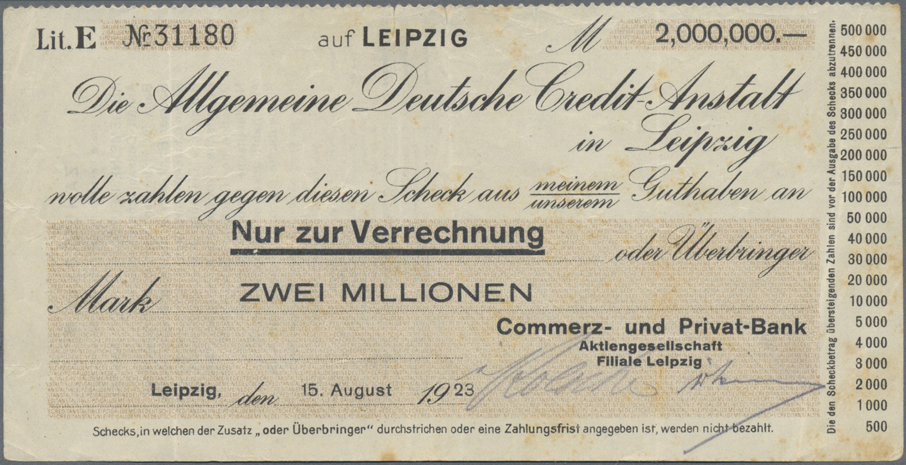 Lot 14756 - Deutschland - Notgeld - Sachsen | Banknoten - Auktionshaus Christoph Gärtner GmbH & Co. KG 53rd AUCTION - Day 6 Coins/Banknotes Lot 14756 - Deutschland - Notgeld - Sachsen | Banknoten - Auktionshaus Christoph Gärtner GmbH & Co. KG 53rd AUCTION - Day 6 Coins/Banknotes