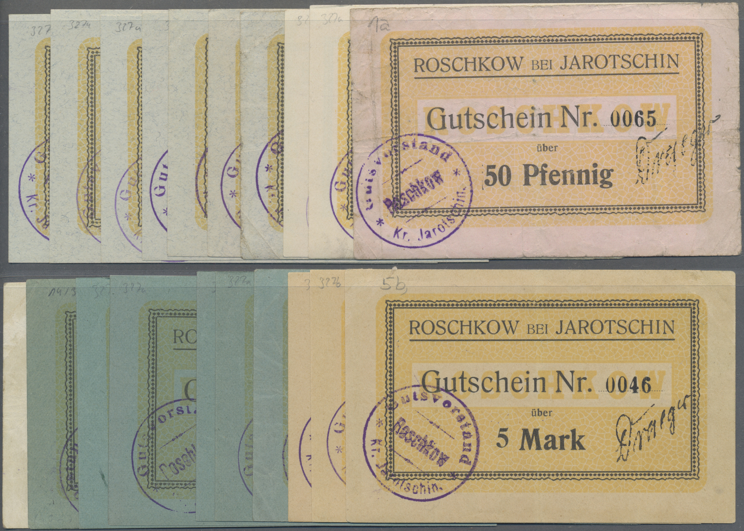Lot 00868 - Deutschland - Notgeld - Ehemalige Ostgebiete | Banknoten  -  Auktionshaus Christoph Gärtner GmbH & Co. KG 56th AUCTION - Day 1