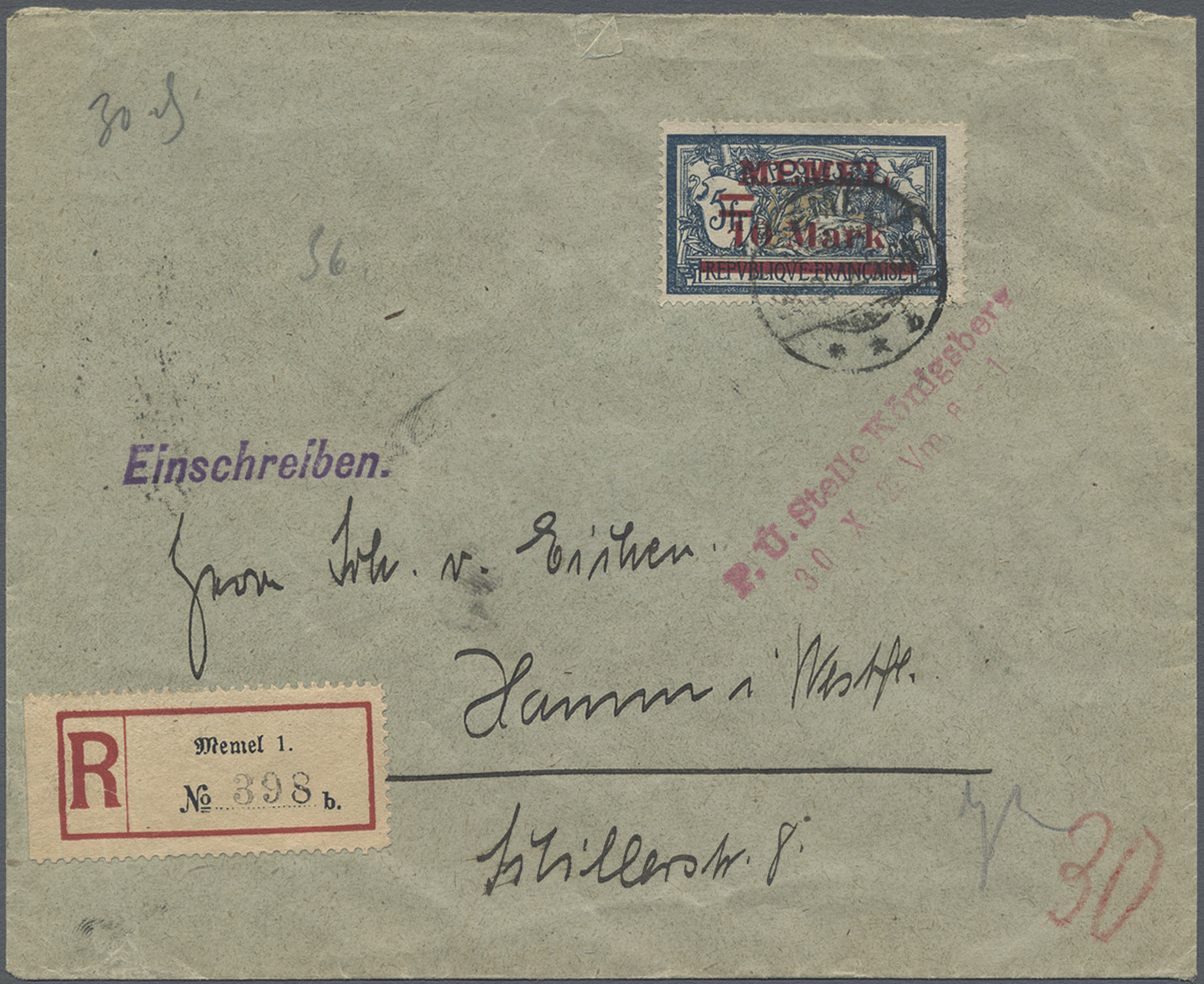 Lot 14568 - Memel - Auktionshaus Christoph Gärtner GmbH & Co. KG 58th AUCTION - Day 5 Lot 14568 - Memel - Auktionshaus Christoph Gärtner GmbH & Co. KG 58th AUCTION - Day 5