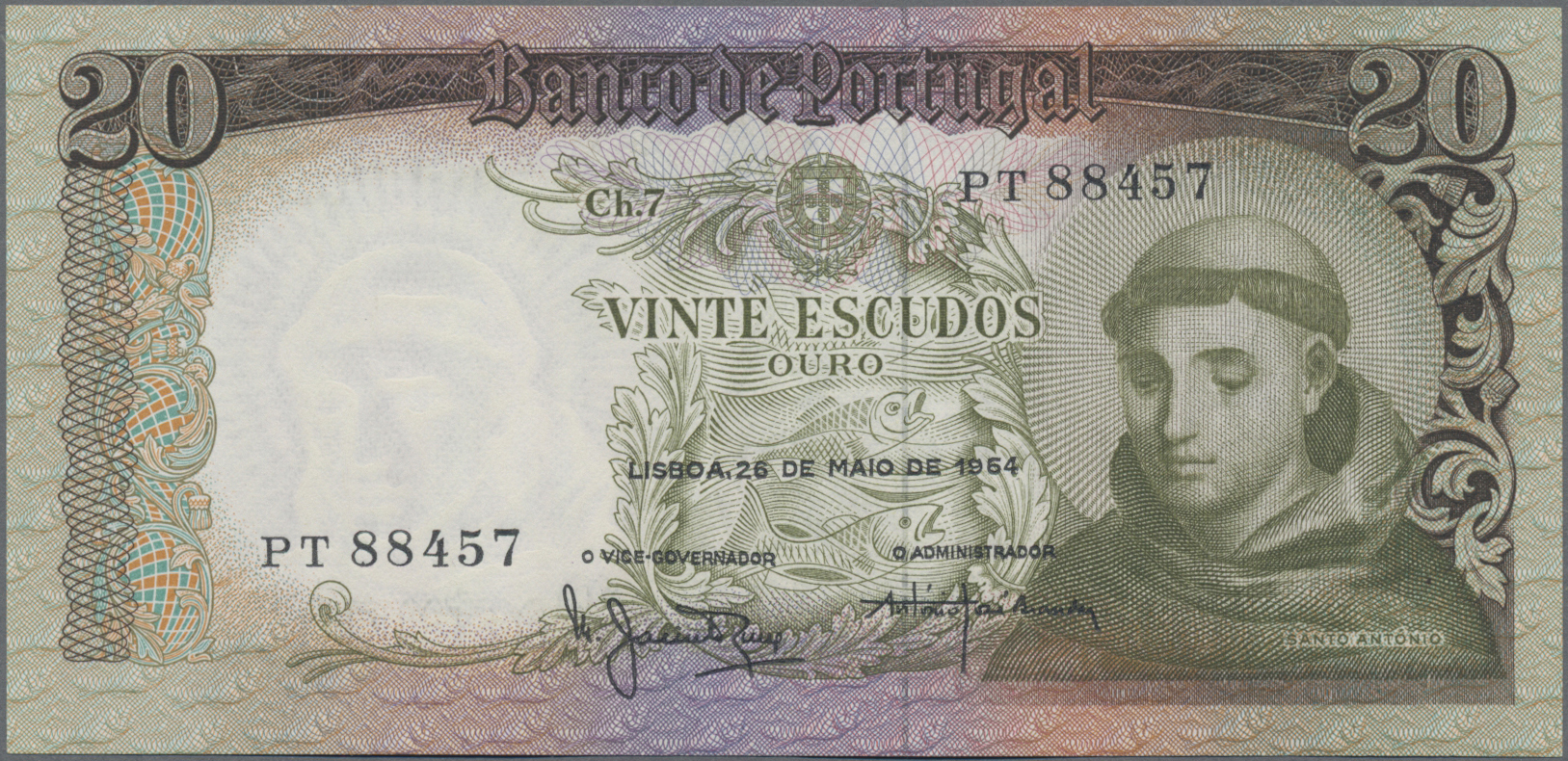 Lot 00392 - Portugal | Banknoten - Auktionshaus Christoph Gärtner GmbH & Co. KG 55th AUCTION - Day 1 Lot 00392 - Portugal | Banknoten - Auktionshaus Christoph Gärtner GmbH & Co. KG 55th AUCTION - Day 1