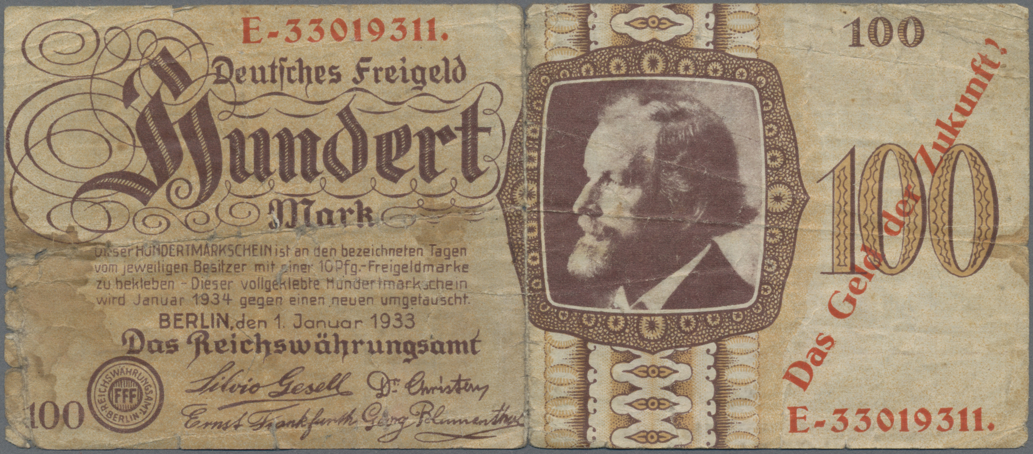 Lot 00626 - Deutschland - Deutsches Reich bis 1945 | Banknoten - Auktionshaus Christoph Gärtner GmbH & Co. KG 55th AUCTION - Day 1 Lot 00626 - Deutschland - Deutsches Reich bis 1945 | Banknoten - Auktionshaus Christoph Gärtner GmbH & Co. KG 55th AUCTION - Day 1