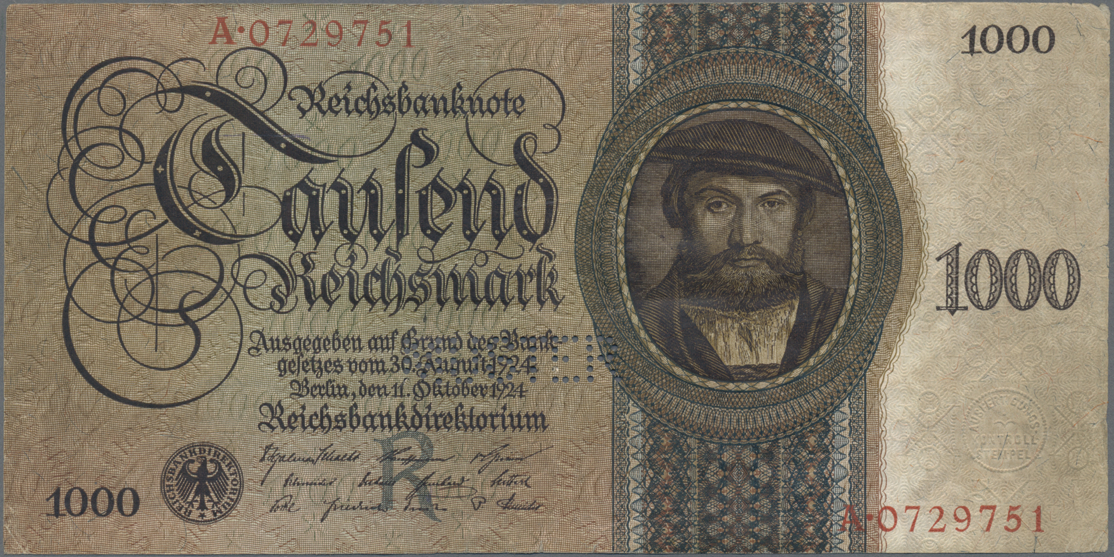 Lot 00612 - Deutschland - Deutsches Reich bis 1945 | Banknoten - Auktionshaus Christoph Gärtner GmbH & Co. KG 55th AUCTION - Day 1 Lot 00612 - Deutschland - Deutsches Reich bis 1945 | Banknoten - Auktionshaus Christoph Gärtner GmbH & Co. KG 55th AUCTION - Day 1