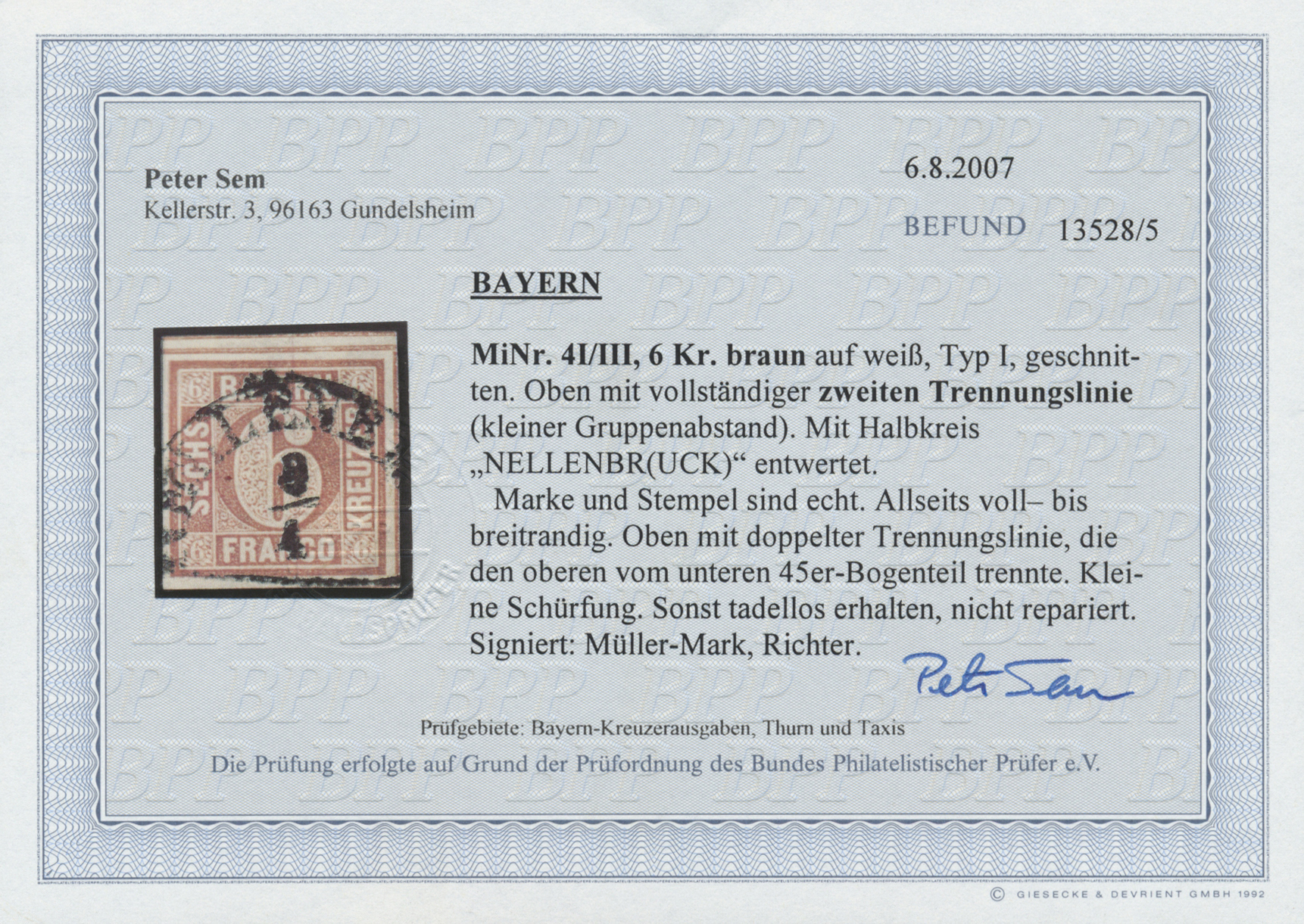 Lot 17090 - Bayern - Marken und Briefe  -  Auktionshaus Christoph Gärtner GmbH & Co. KG Auction #40 Germany, Picture Post Cards, Collections Overseas, Thematics 