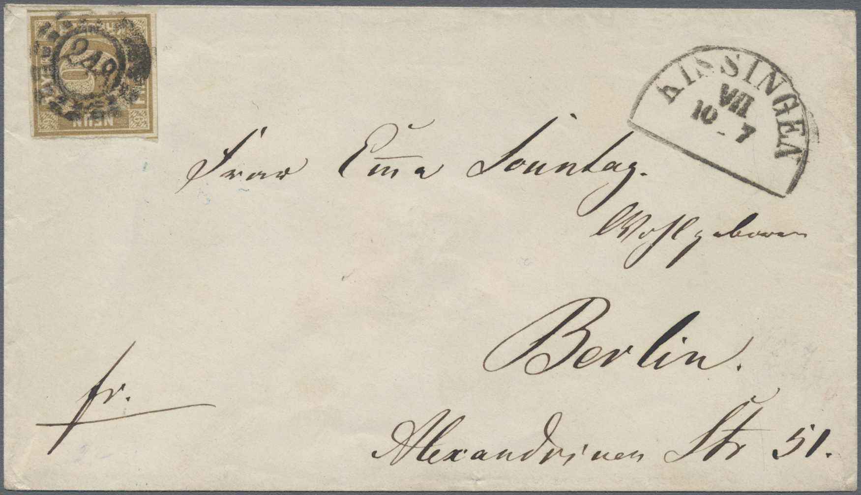 Lot 13665 - Bayern - Marken und Briefe  -  Auktionshaus Christoph Gärtner GmbH & Co. KG 58th AUCTION - Day 5