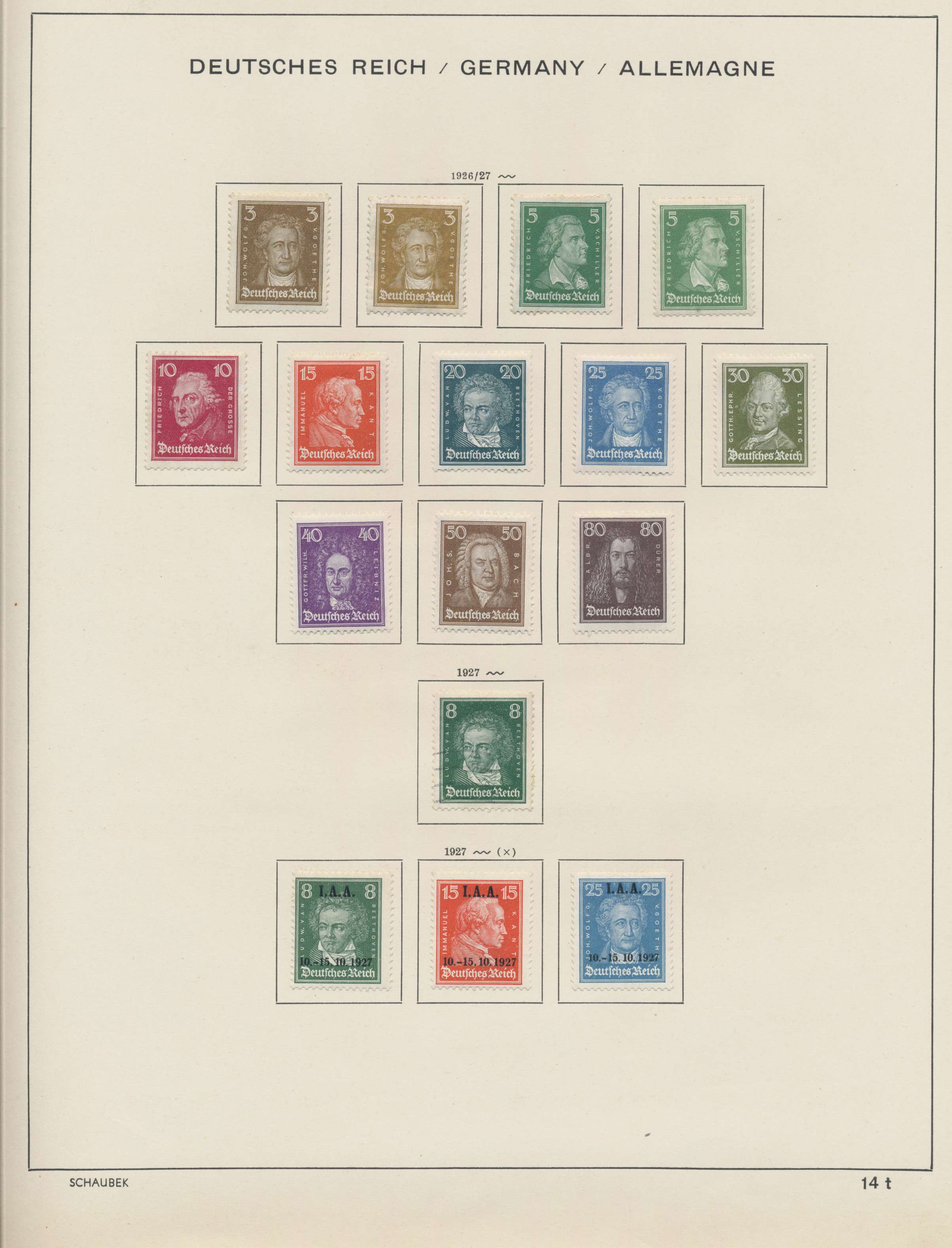 Lot 36430 - Deutsches Reich  -  Auktionshaus Christoph Gärtner GmbH & Co. KG Sale #44 Collections Germany