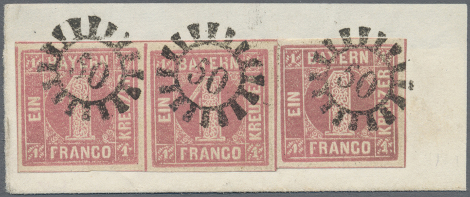 Lot 09923 - Bayern - Marken und Briefe - Auktionshaus Christoph Gärtner GmbH & Co. KG 58th AUCTION - Day 3 Lot 09923 - Bayern - Marken und Briefe - Auktionshaus Christoph Gärtner GmbH & Co. KG 58th AUCTION - Day 3