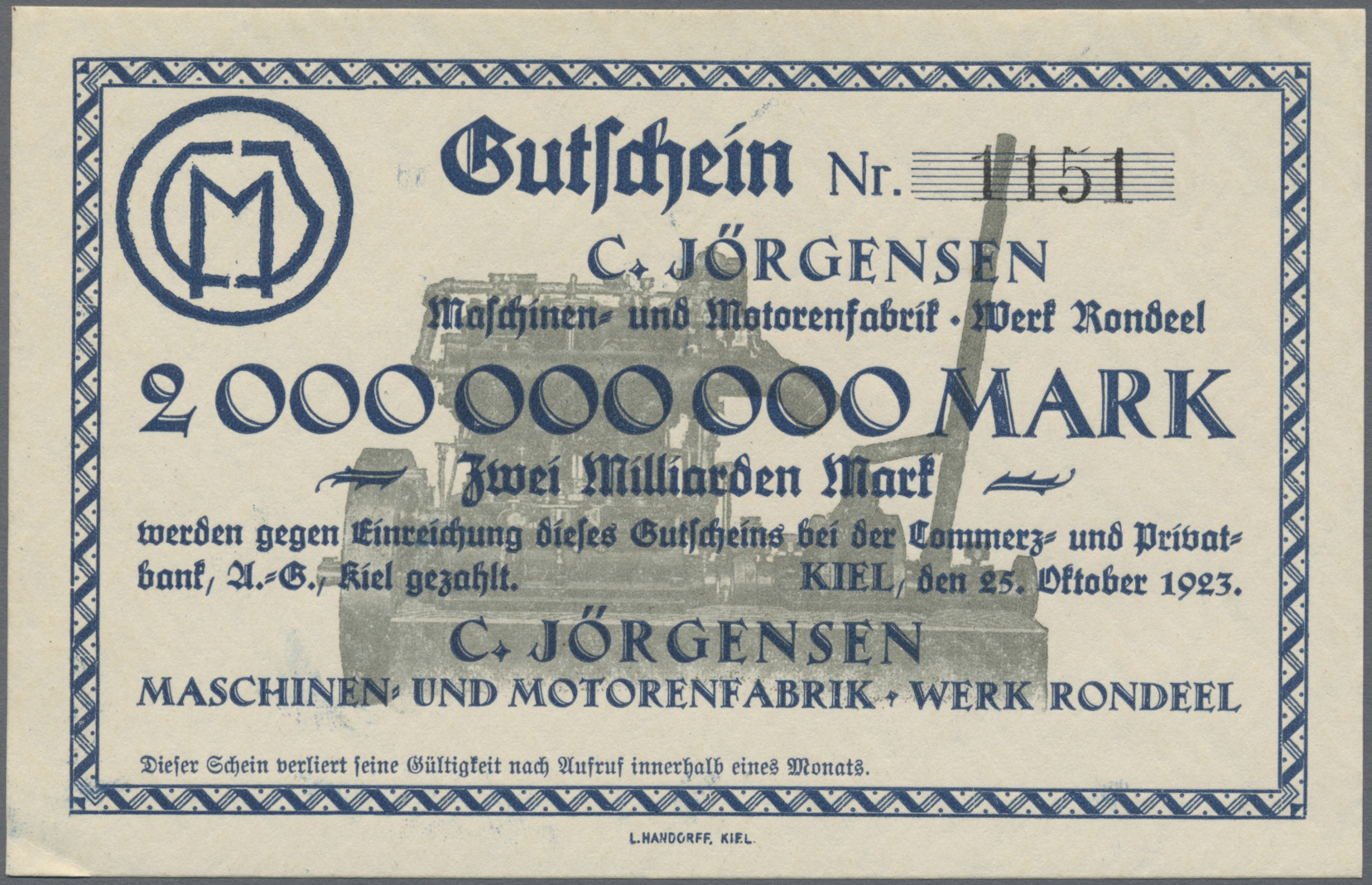 Lot 14864 - Deutschland - Notgeld - Schleswig-Holstein | Banknoten - Auktionshaus Christoph Gärtner GmbH & Co. KG 53rd AUCTION - Day 6 Coins & Banknotes Lot 14864 - Deutschland - Notgeld - Schleswig-Holstein | Banknoten - Auktionshaus Christoph Gärtner GmbH & Co. KG 53rd AUCTION - Day 6 Coins & Banknotes