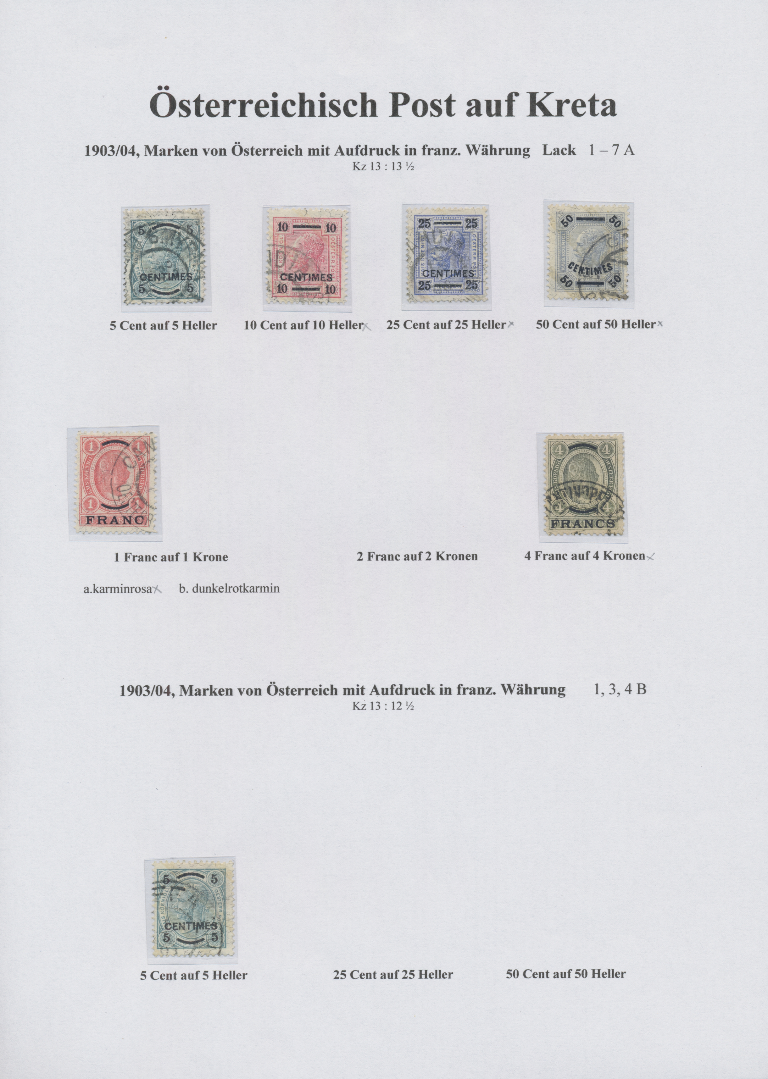Lot 12547 - österreichische post auf kreta - Auktionshaus Christoph Gärtner GmbH & Co. KG 58th AUCTION - Day 4 Lot 12547 - österreichische post auf kreta - Auktionshaus Christoph Gärtner GmbH & Co. KG 58th AUCTION - Day 4