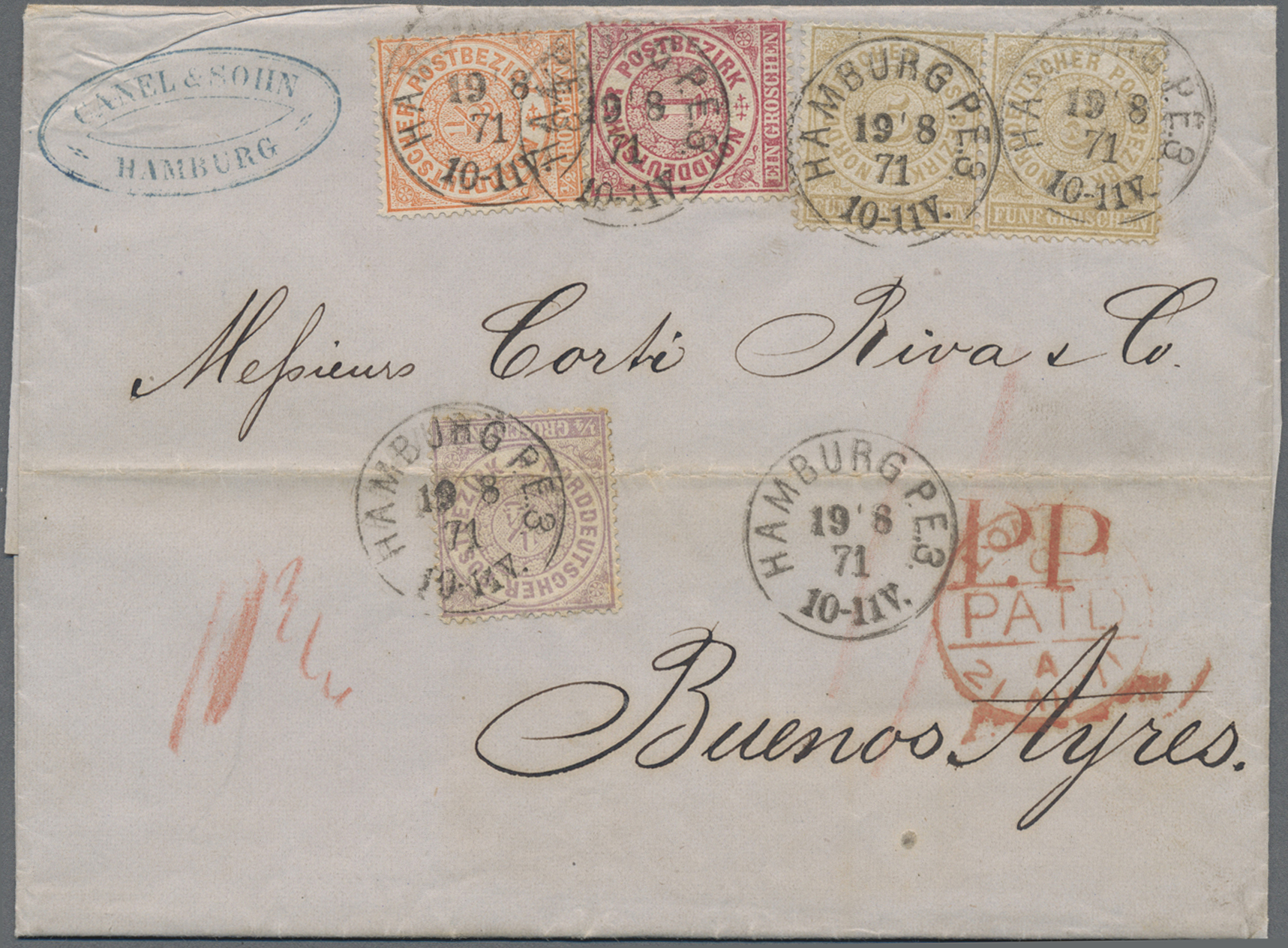 Lot 04959 - Norddeutscher Bund - Marken und Briefe  -  Auktionshaus Christoph Gärtner GmbH & Co. KG 57th AUCTION - Day 3