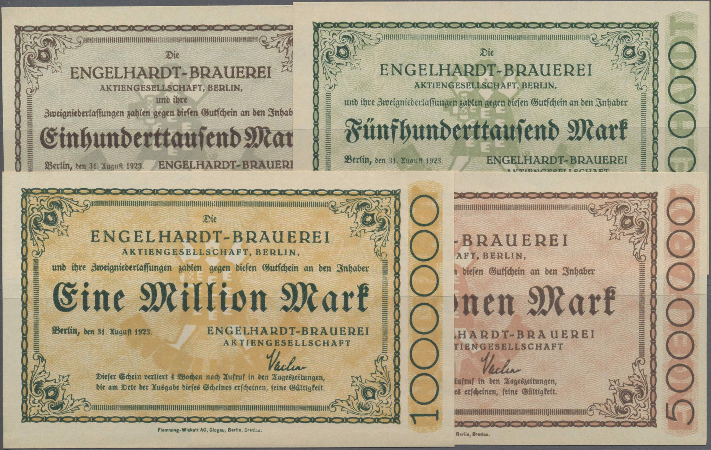 Lot 00721 - Deutschland - Notgeld - Berlin und Brandenburg | Banknoten - Auktionshaus Christoph Gärtner GmbH & Co. KG 55th AUCTION - Day 1 Lot 00721 - Deutschland - Notgeld - Berlin und Brandenburg | Banknoten - Auktionshaus Christoph Gärtner GmbH & Co. KG 55th AUCTION - Day 1