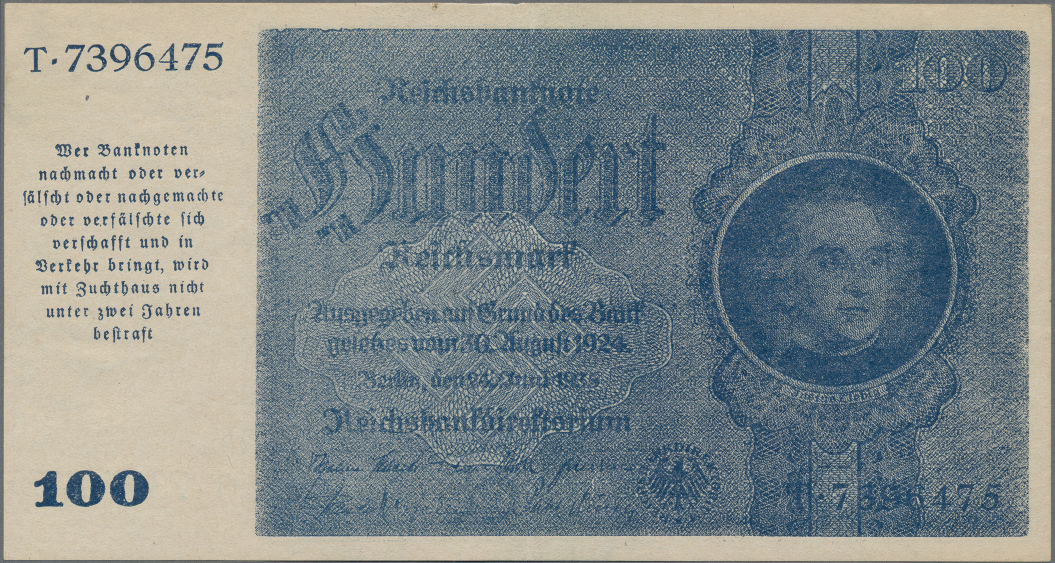 Lot 00618 - Deutschland - Deutsches Reich bis 1945 | Banknoten - Auktionshaus Christoph Gärtner GmbH & Co. KG 55th AUCTION - Day 1 Lot 00618 - Deutschland - Deutsches Reich bis 1945 | Banknoten - Auktionshaus Christoph Gärtner GmbH & Co. KG 55th AUCTION - Day 1