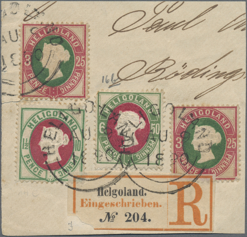 Lot 02942 - Helgoland - Marken und Briefe - Auktionshaus Christoph Gärtner GmbH & Co. KG 53rd AUCTION - Day 3 Germany Lot 02942 - Helgoland - Marken und Briefe - Auktionshaus Christoph Gärtner GmbH & Co. KG 53rd AUCTION - Day 3 Germany