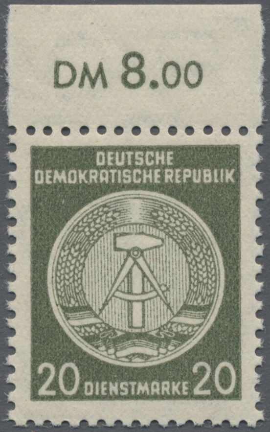 Lot 06486 - DDR - Dienstmarken A (Verwaltungspost B)  -  Auktionshaus Christoph Gärtner GmbH & Co. KG 57th AUCTION - Day 3