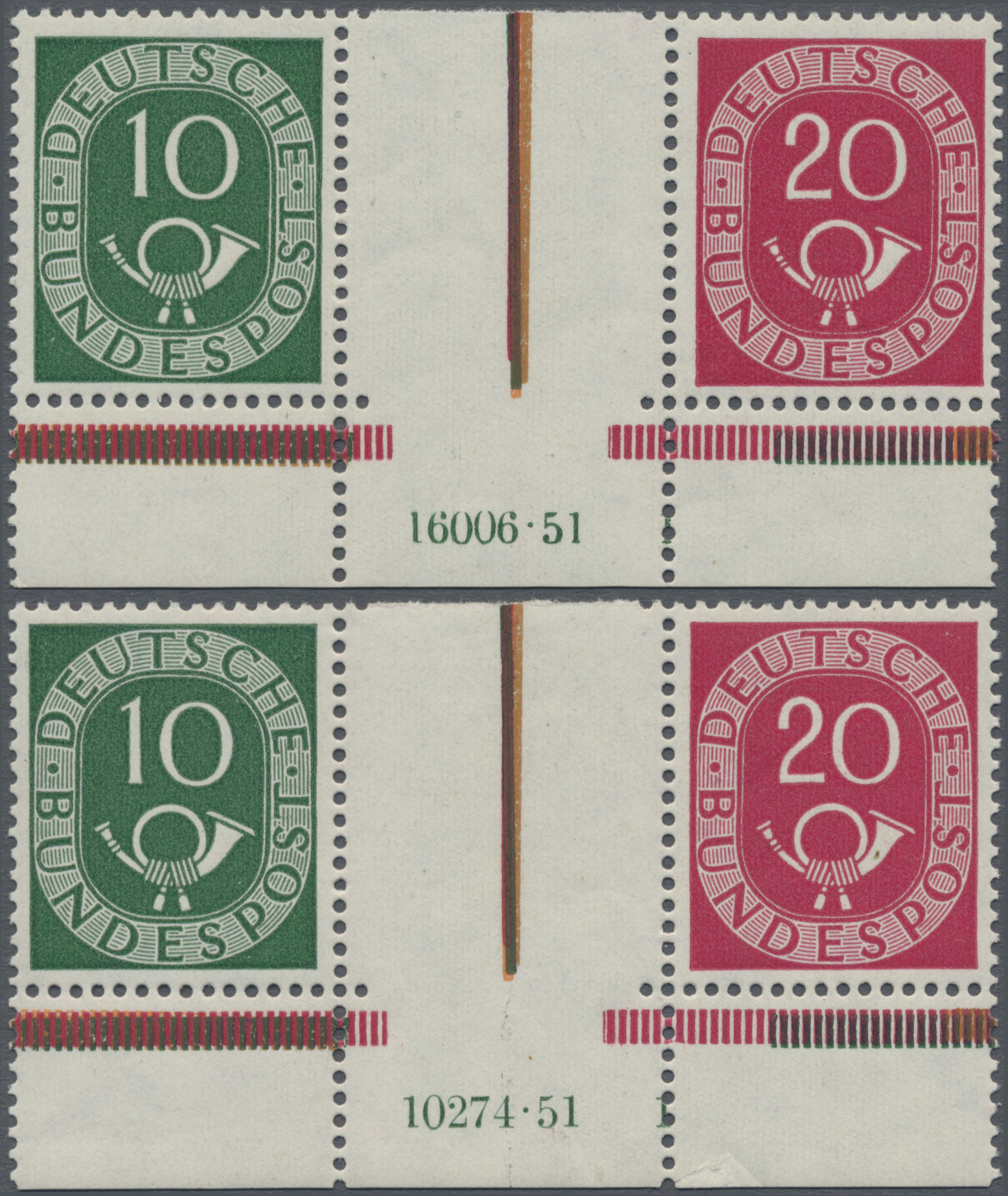 Lot 06507 - Bundesrepublik - Zusammendrucke - Auktionshaus Christoph Gärtner GmbH & Co. KG 56th AUCTION - Day 3 Lot 06507 - Bundesrepublik - Zusammendrucke - Auktionshaus Christoph Gärtner GmbH & Co. KG 56th AUCTION - Day 3
