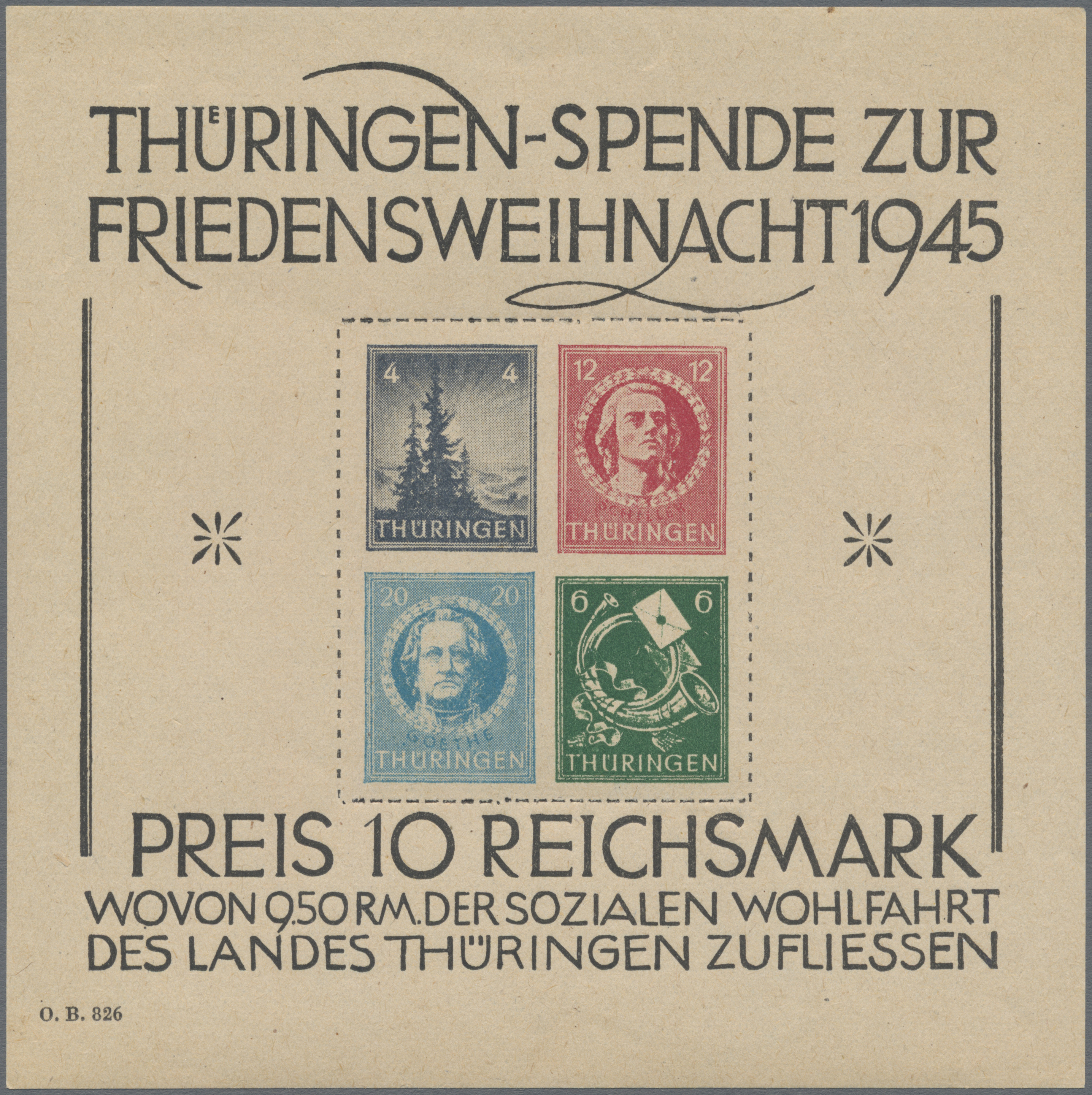 Lot 06400 - Sowjetische Zone - Thüringen - Auktionshaus Christoph Gärtner GmbH & Co. KG 57th AUCTION - Day 3 Lot 06400 - Sowjetische Zone - Thüringen - Auktionshaus Christoph Gärtner GmbH & Co. KG 57th AUCTION - Day 3