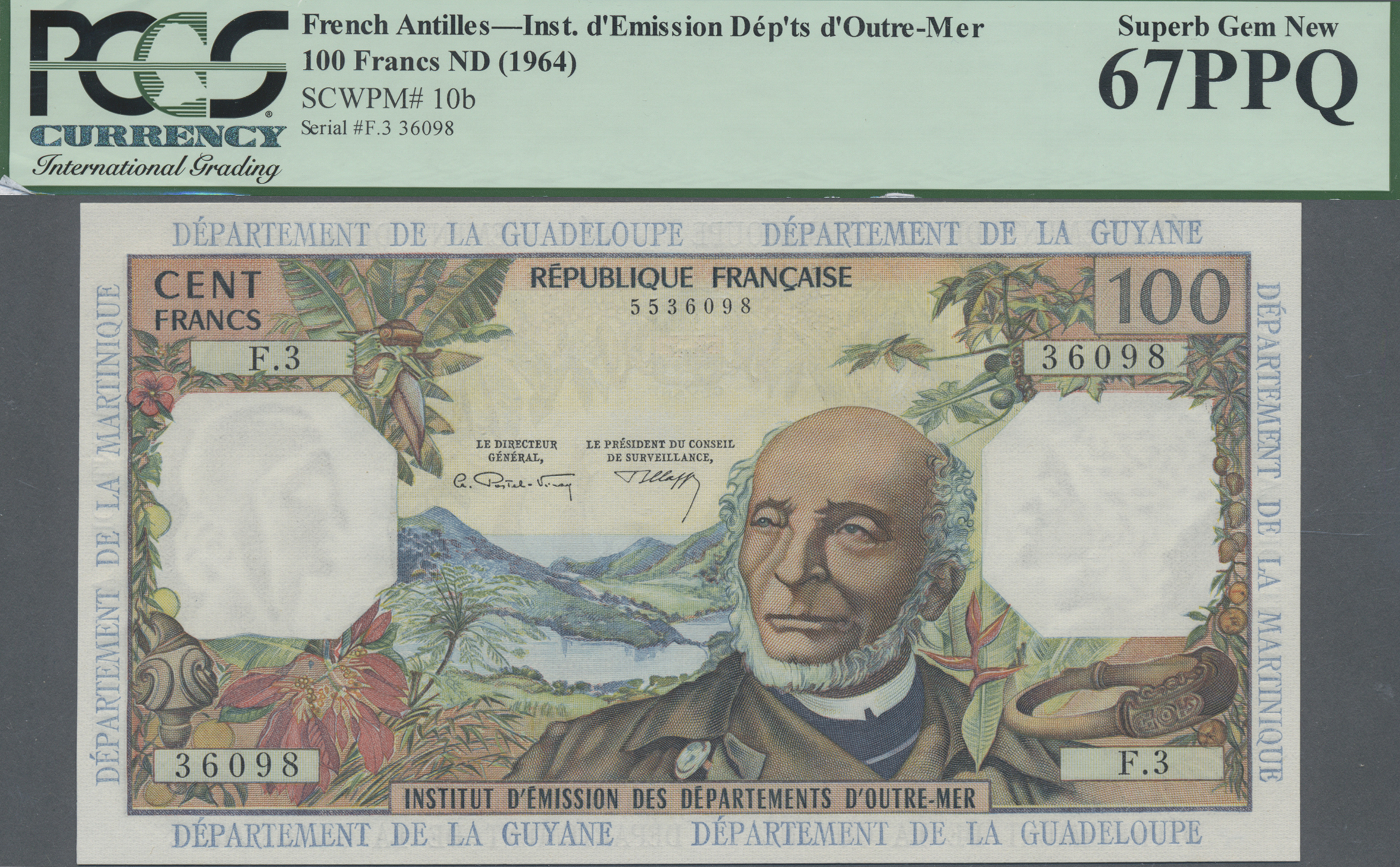 Lot 01610 - French Antilles / Französische Antillen | Banknoten  -  Auktionshaus Christoph Gärtner GmbH & Co. KG Sale #45 Banknotes Worldwide