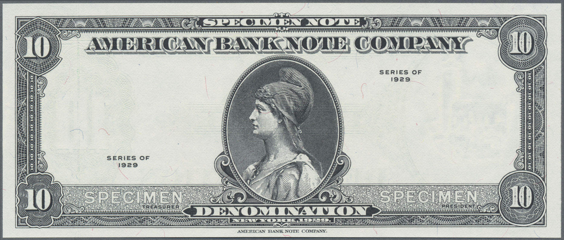 Stamp Auction - Testbanknoten banknoten - Sale #47 Banknotes Worldwide ...