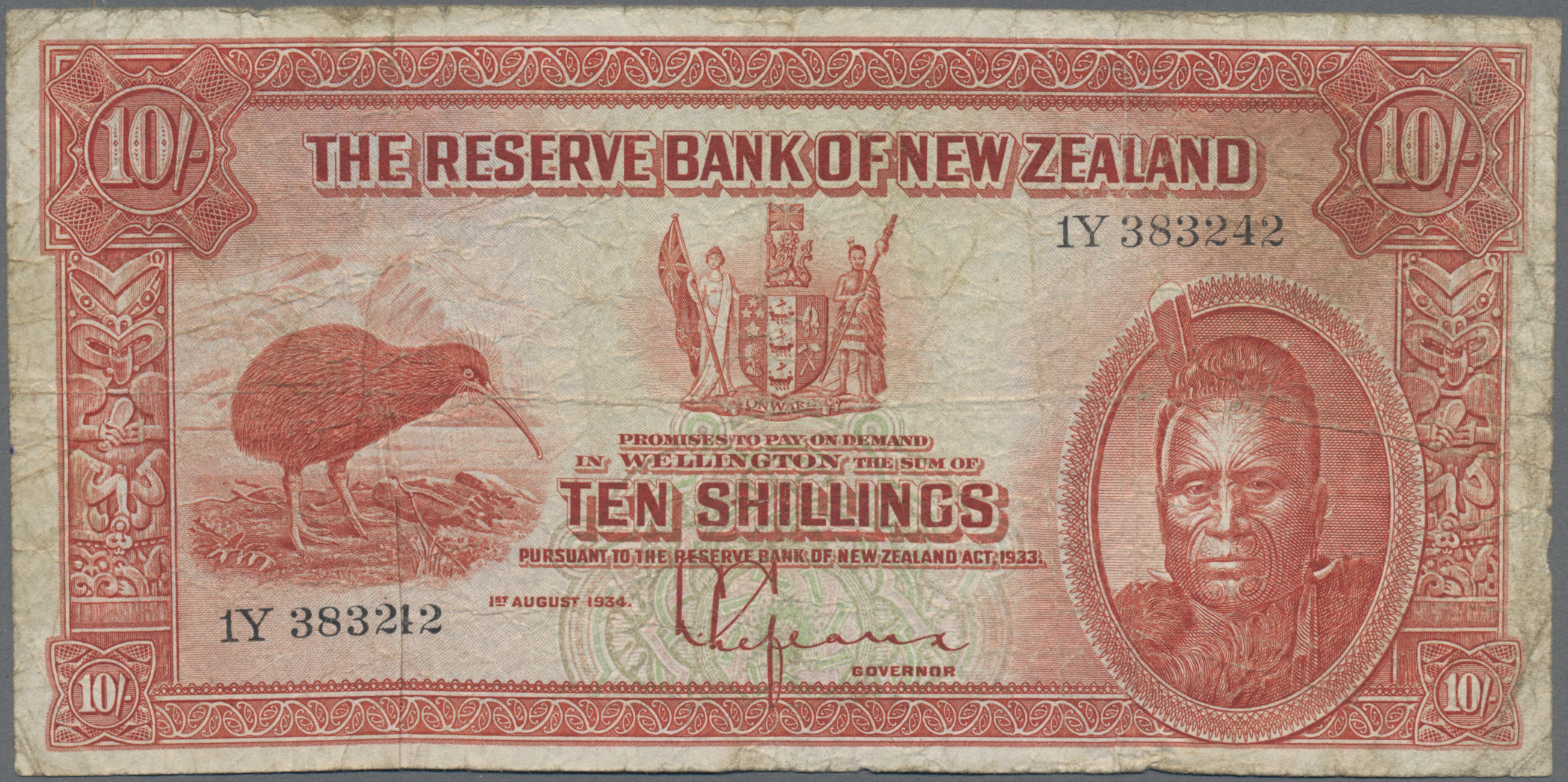 Lot 00344 - New Zealand / Neuseeland | Banknoten  -  Auktionshaus Christoph Gärtner GmbH & Co. KG 55th AUCTION - Day 1