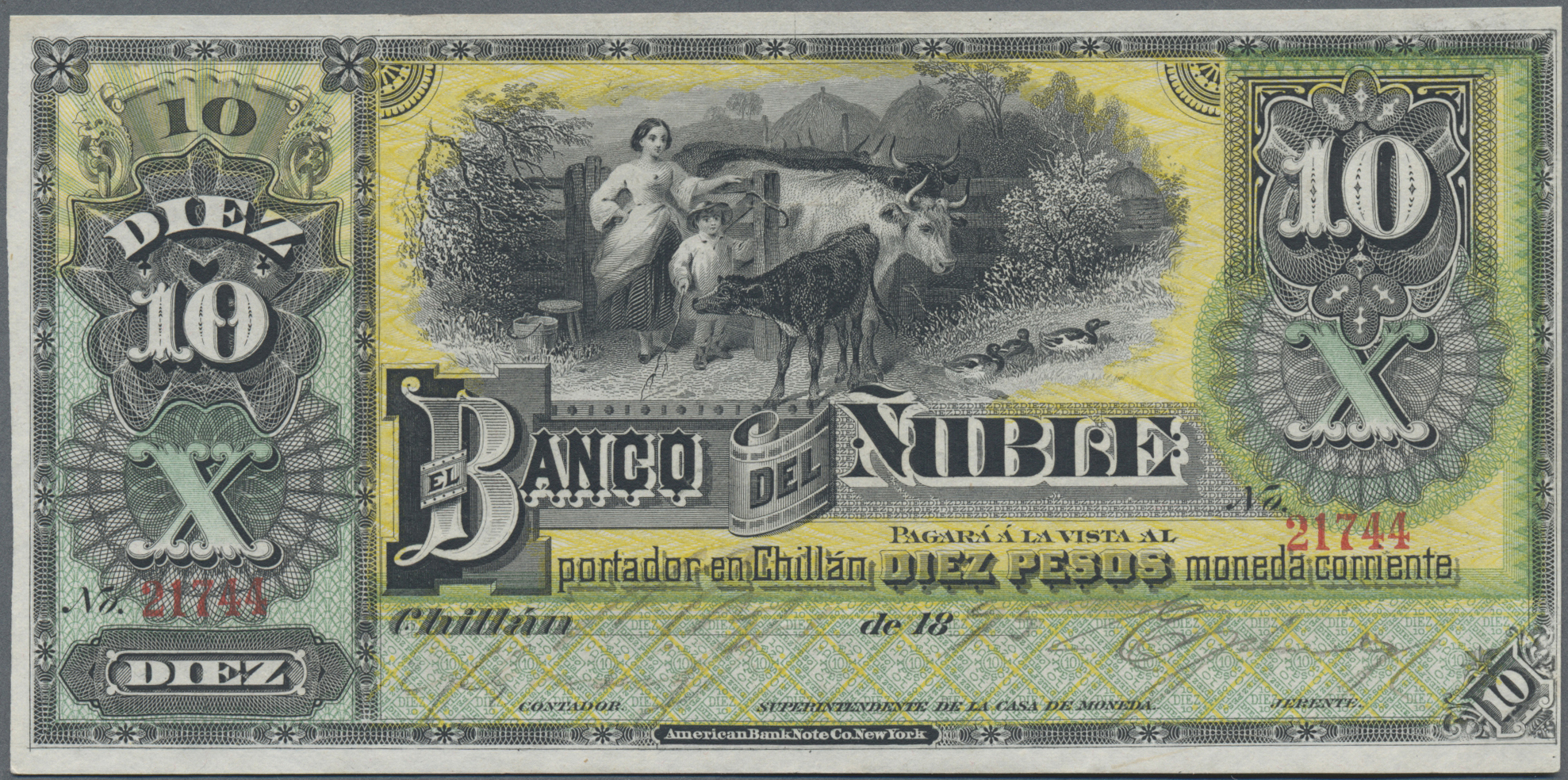 Lot 01330 - Chile | Banknoten - Auktionshaus Christoph Gärtner GmbH & Co. KG Sale #45 Banknotes Worldwide Lot 01330 - Chile | Banknoten - Auktionshaus Christoph Gärtner GmbH & Co. KG Sale #45 Banknotes Worldwide